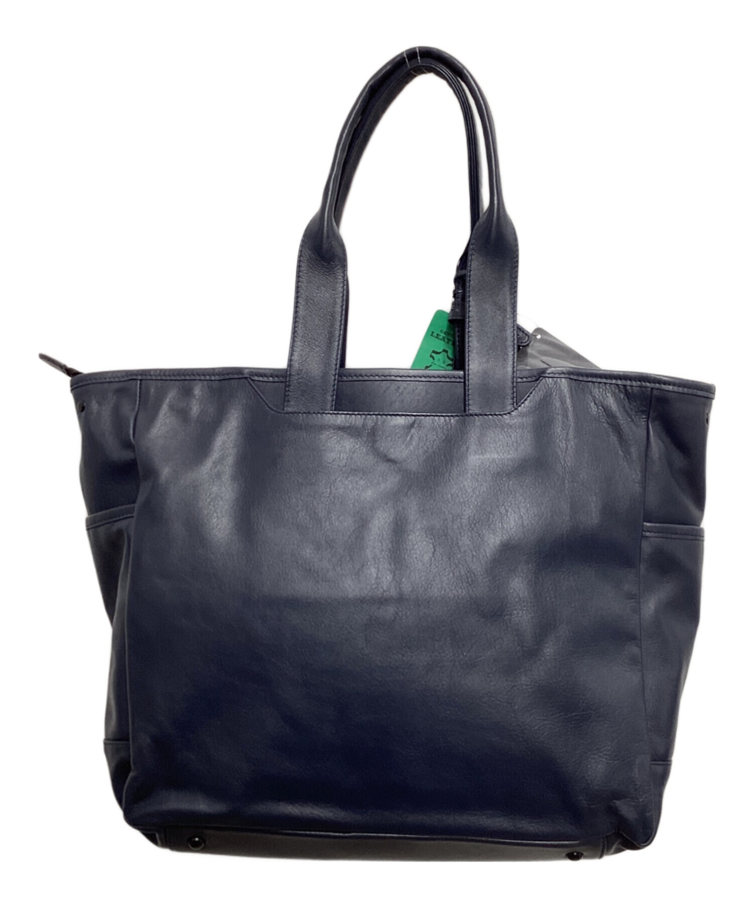 中古・古着通販】JOYA (ジョーヤ) 2WAYレザートートバッグ ネイビー 未 