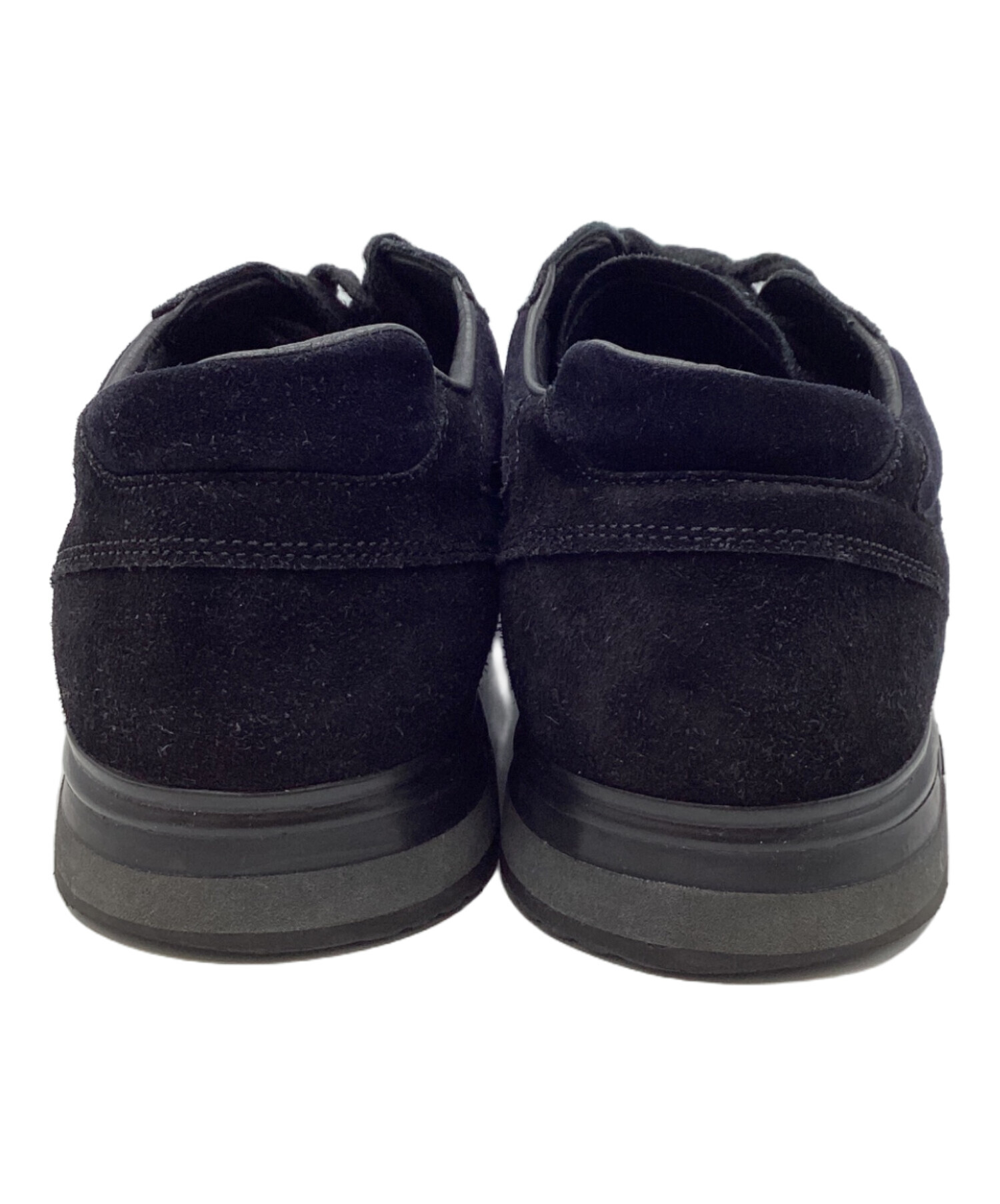 PRADA ブラック スエード スニーカー 中古・古着通販】PRADA (プラダ) スエードスニーカー ブラック サイズ