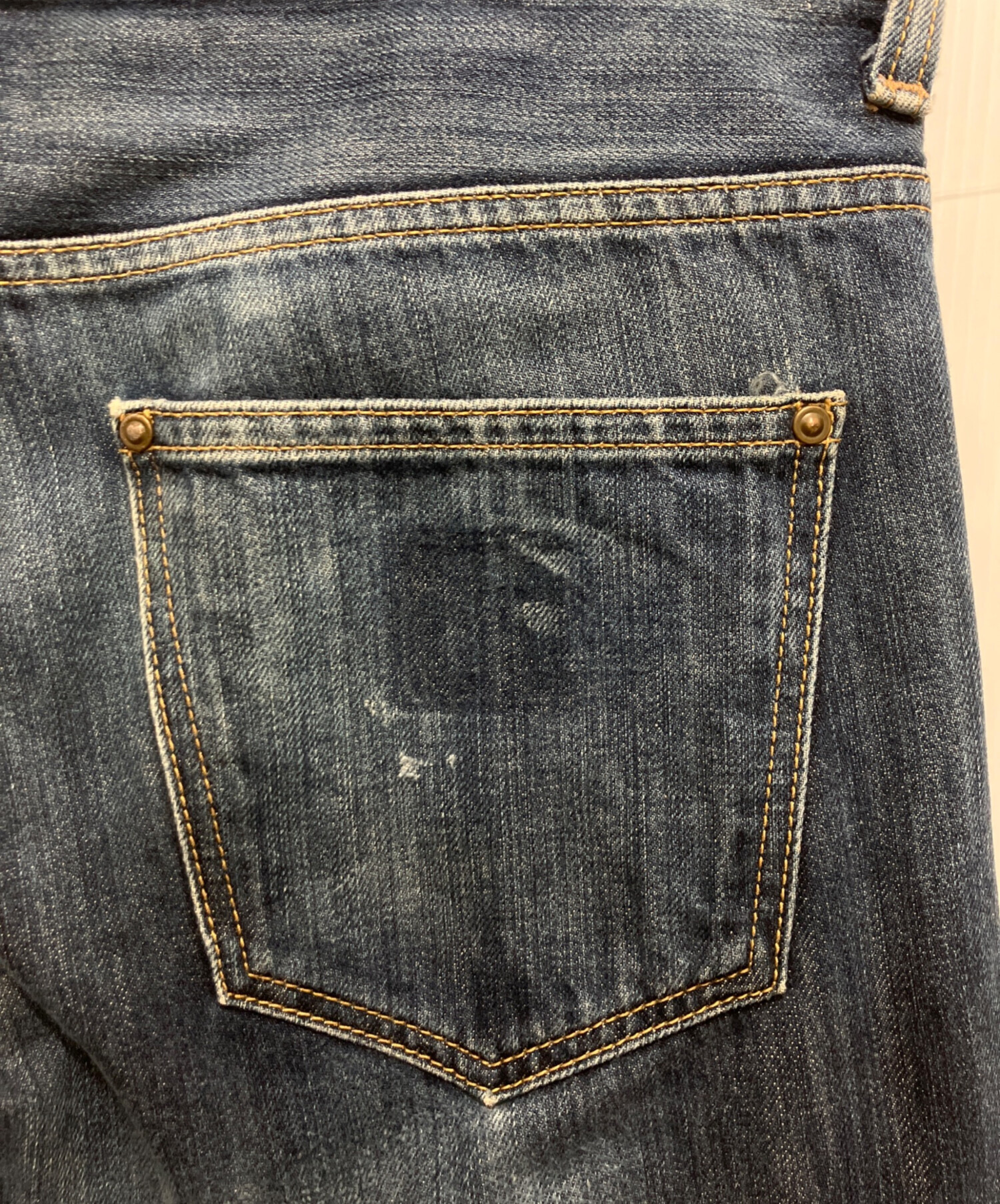 中古・古着通販】CarHartt (カーハート) デニムパンツ インディゴ