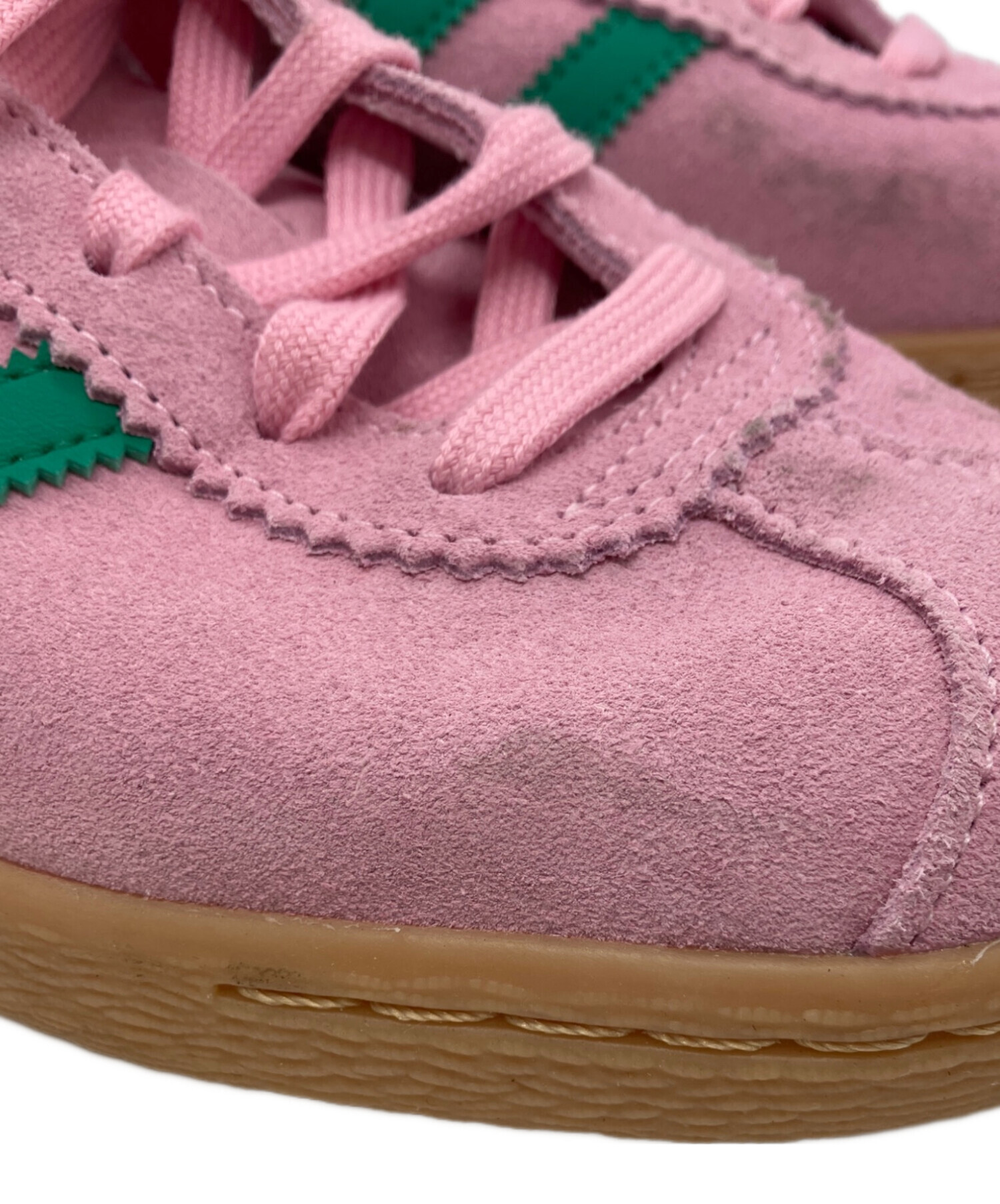 中古・古着通販】adidas (アディダス) STADT ピンク×グリーン サイズ