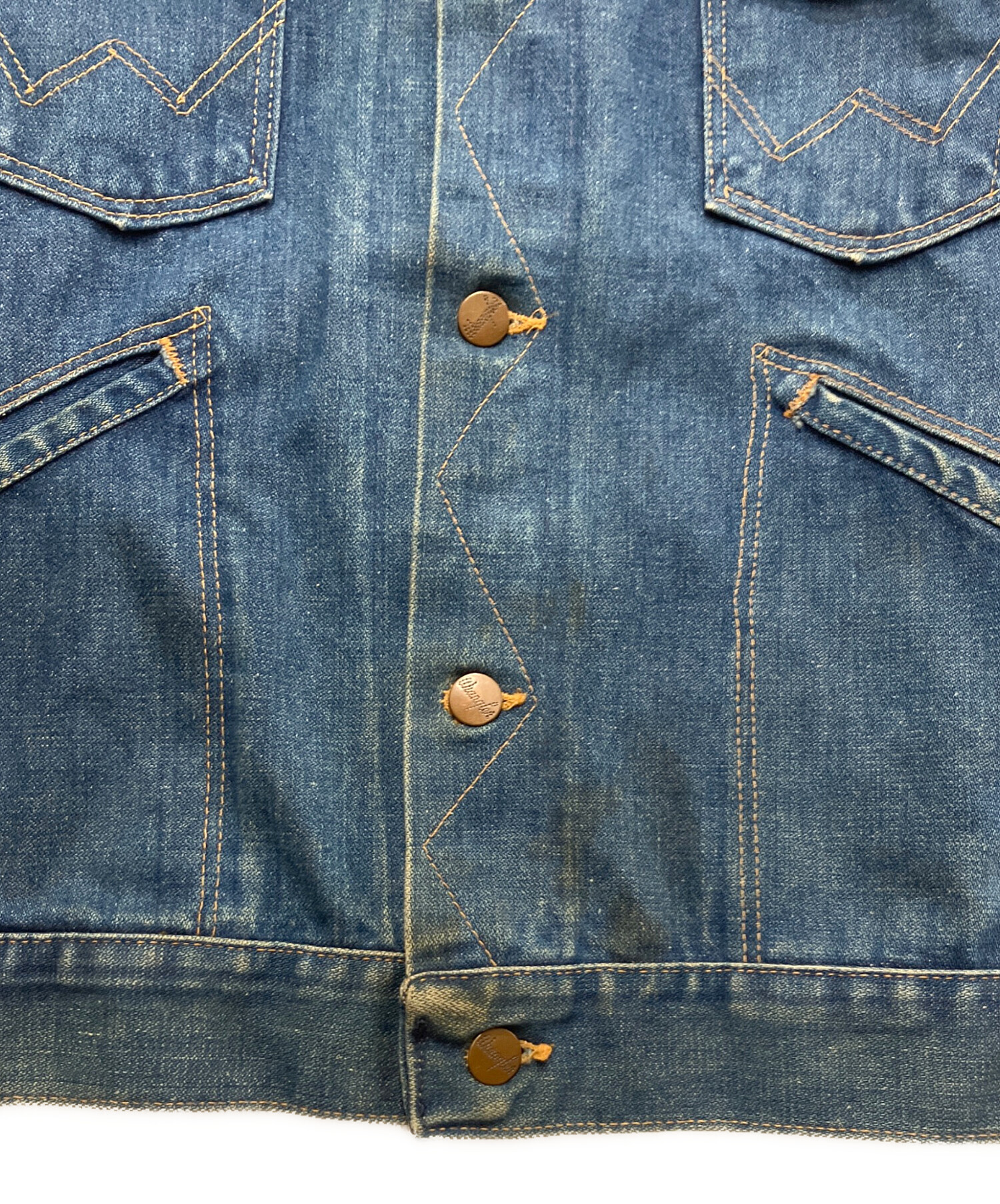 中古・古着通販】Wrangler (ラングラー) デニムジャケット インディゴ