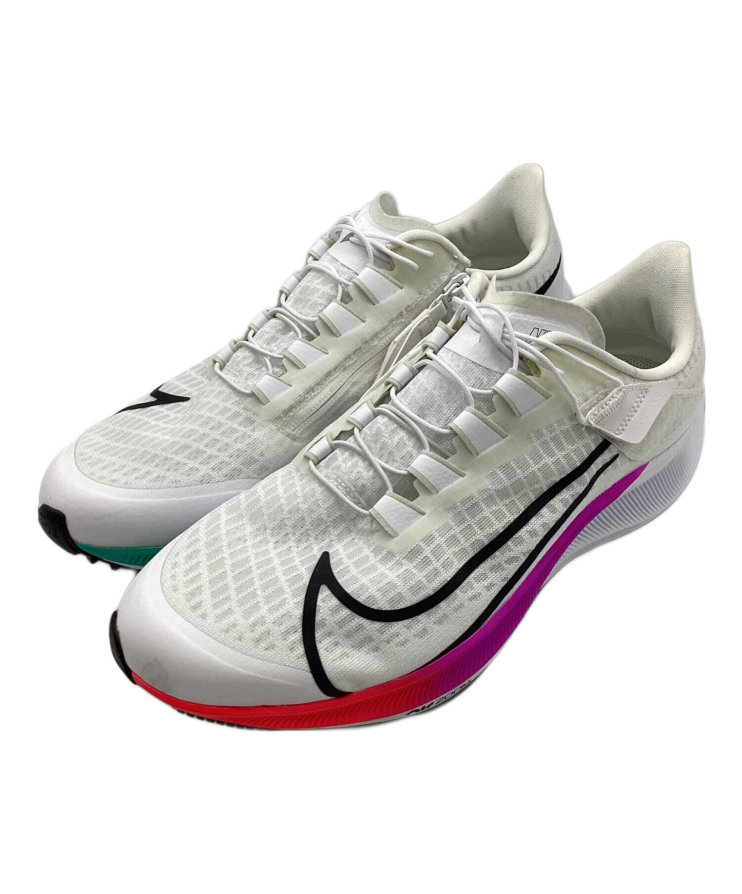 中古・古着通販】NIKE (ナイキ) Air Zoom Pegasus 37 FlyEase ホワイト