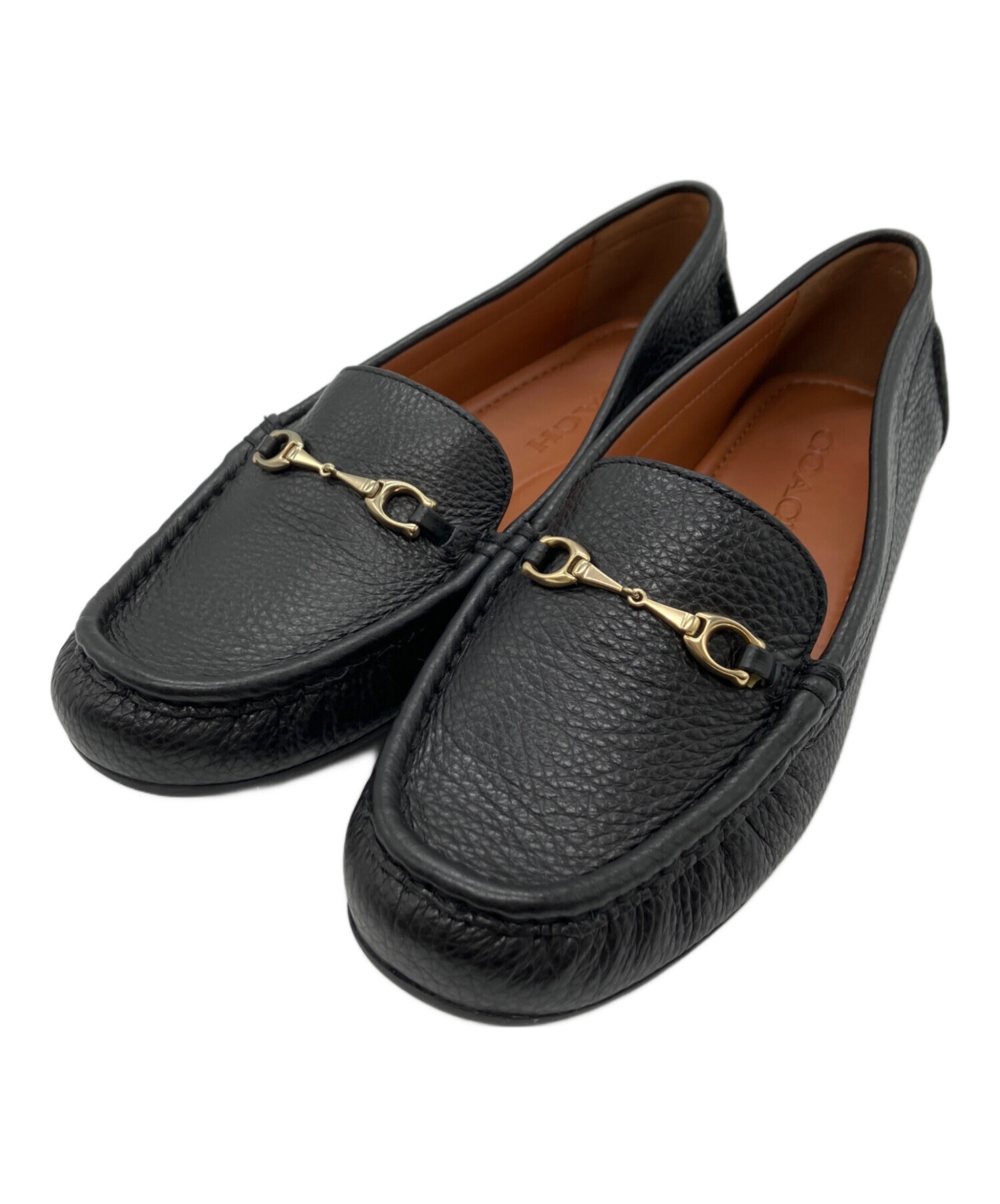 中古・古着通販】COACH (コーチ) メイビス ビットローファー ブラック