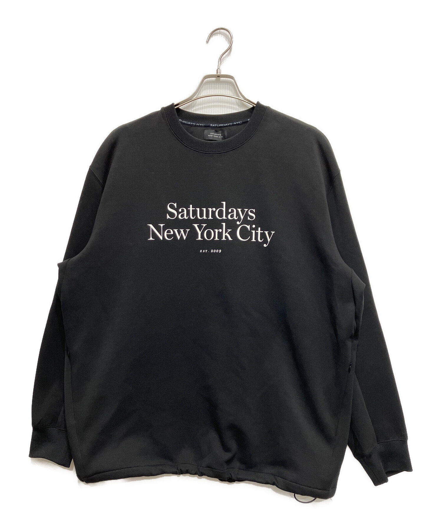 SATURDAYS NEW YORK CITYブラック ダウンジャケット Champion S⁄S Tee 
