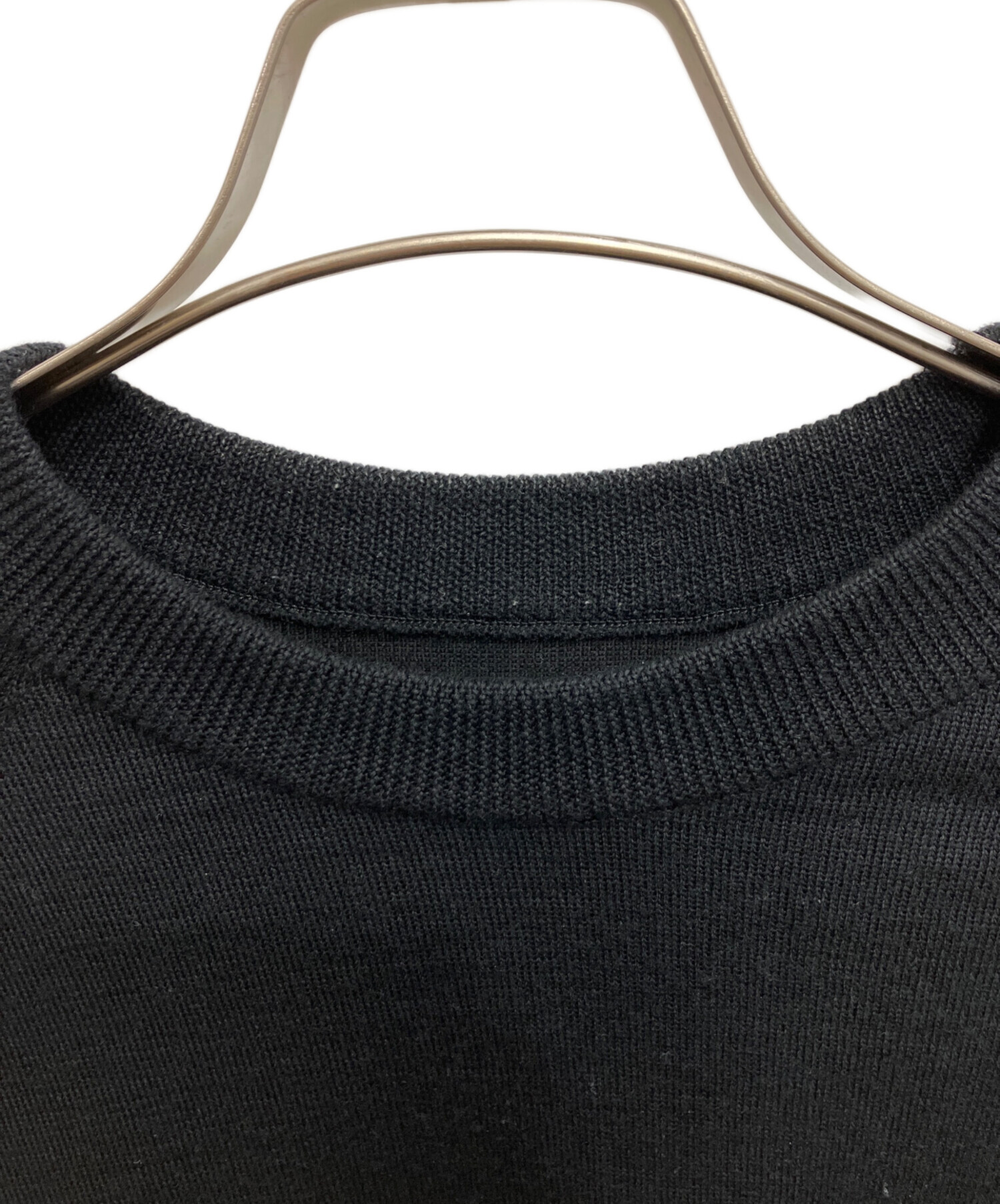 中古・古着通販】ENNOY (エンノイ) MERINO WOOL SWEATER ブラック