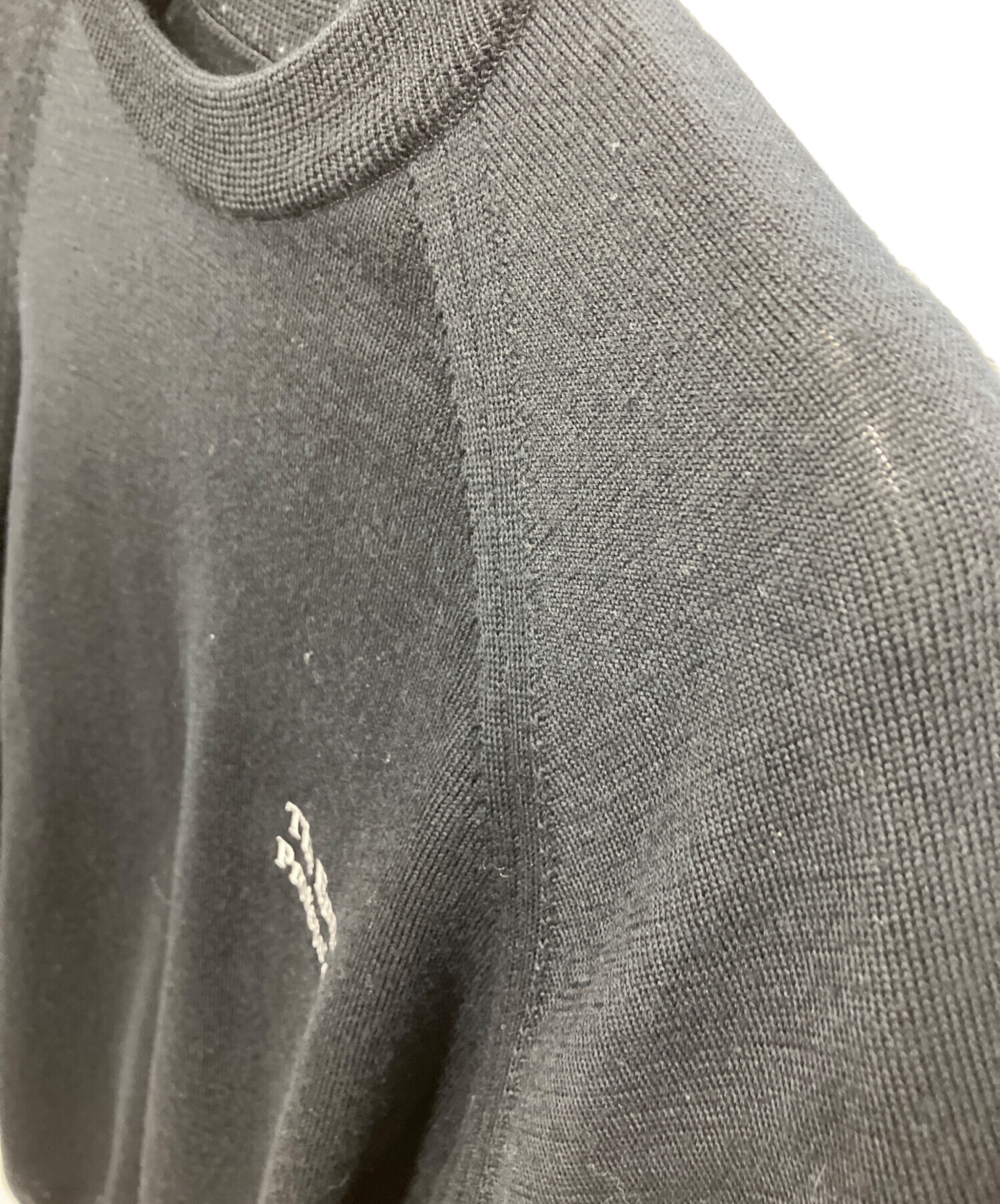 中古・古着通販】ENNOY (エンノイ) MERINO WOOL SWEATER ブラック