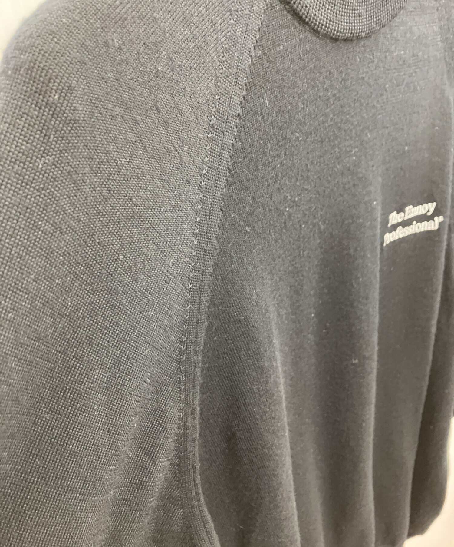 中古・古着通販】ENNOY (エンノイ) MERINO WOOL SWEATER ブラック