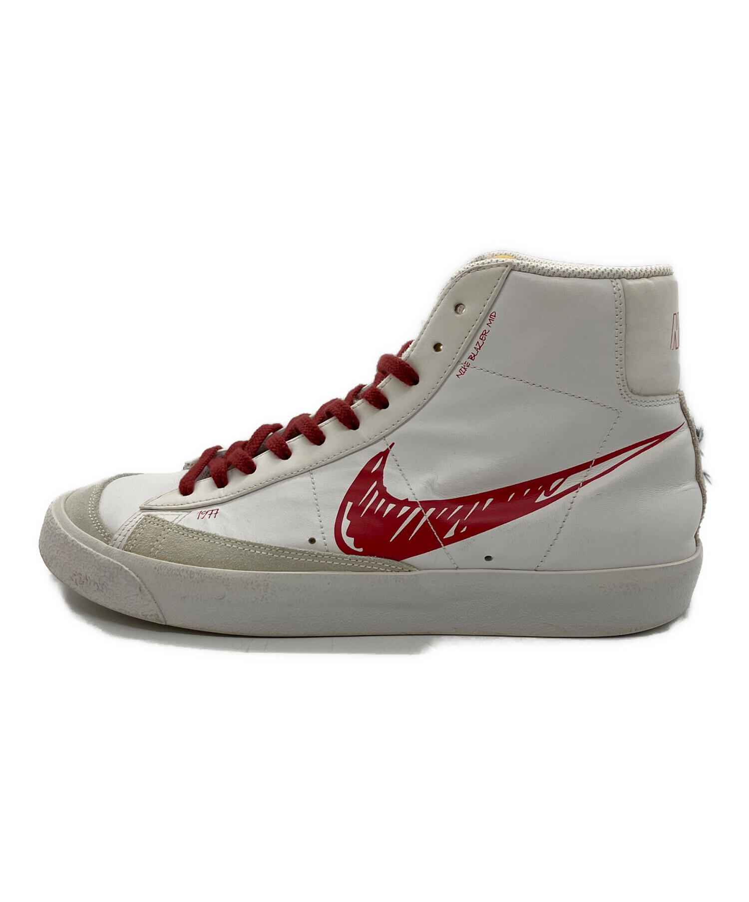 中古・古着通販】NIKE (ナイキ) BLAZER MID VINTAGE 77 ホワイト 