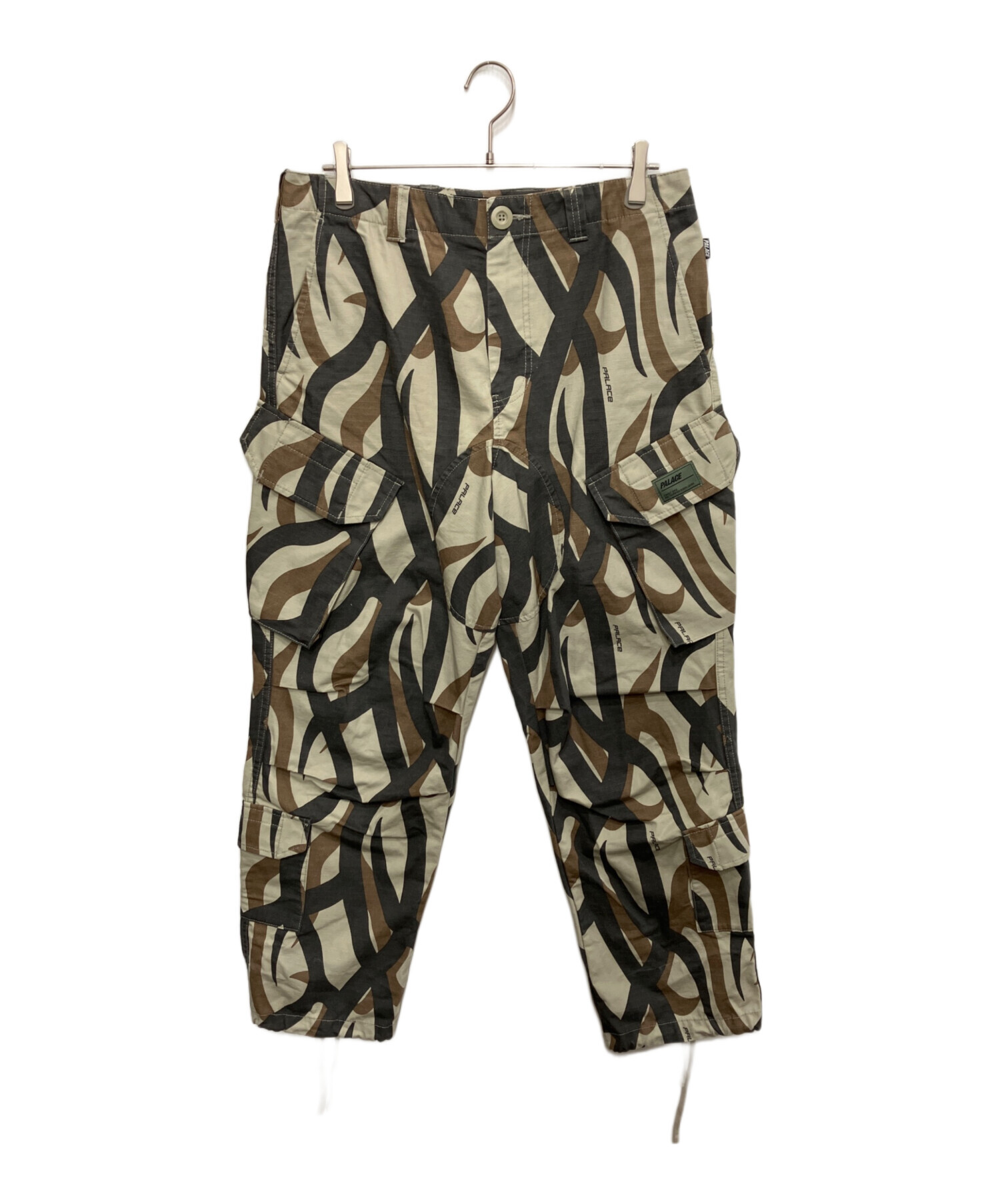 中古・古着通販】PALACE (パレス) トライバルカモカーゴパンツ カーキ