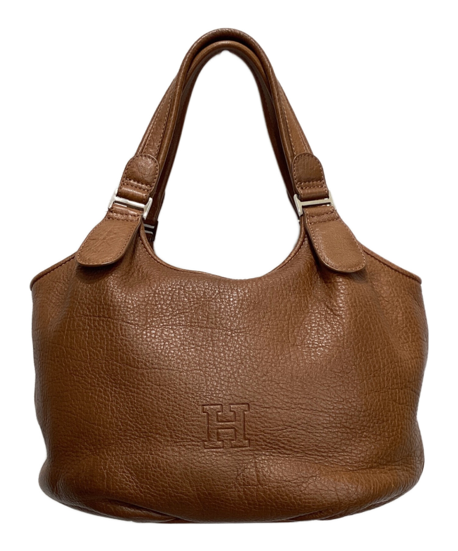 中古・古着通販】HIROFU (ヒロフ) ハンドバッグ ブラウン｜ブランド