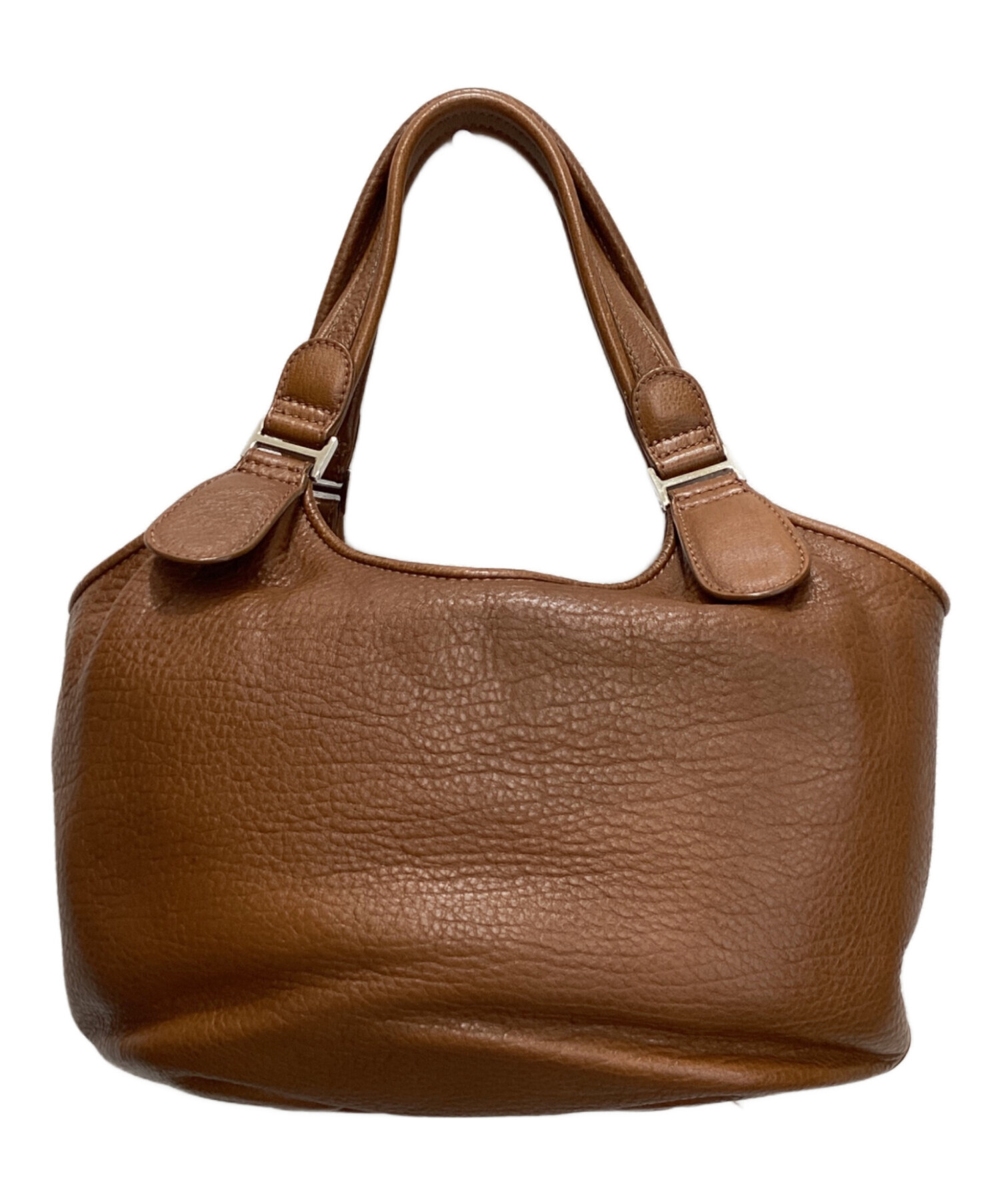 HIROFU / ヒロフ ■ハンドバッグ セミショルダーバッグ レザー ブラウン 【バッグ/バック/BAG/鞄/カバン】 ブランド【中古】 [0990015168] 中古・古着通販】HIROFU (ヒロフ) ハンドバッグ ブラウン｜ブランド