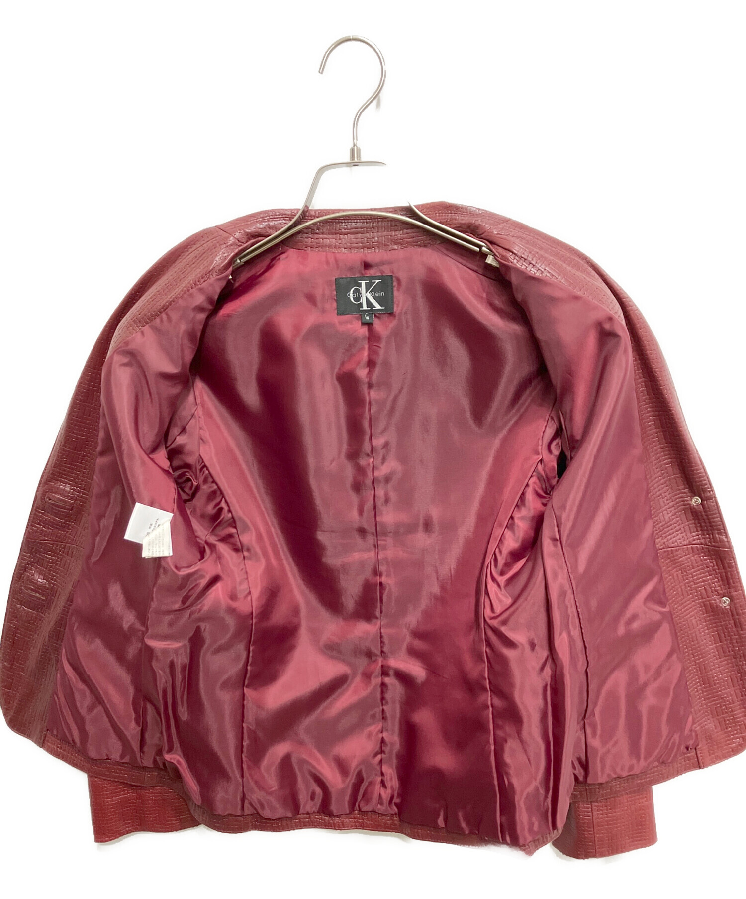 中古・古着通販】Calvin Klein (カルバンクライン) ラムレザー