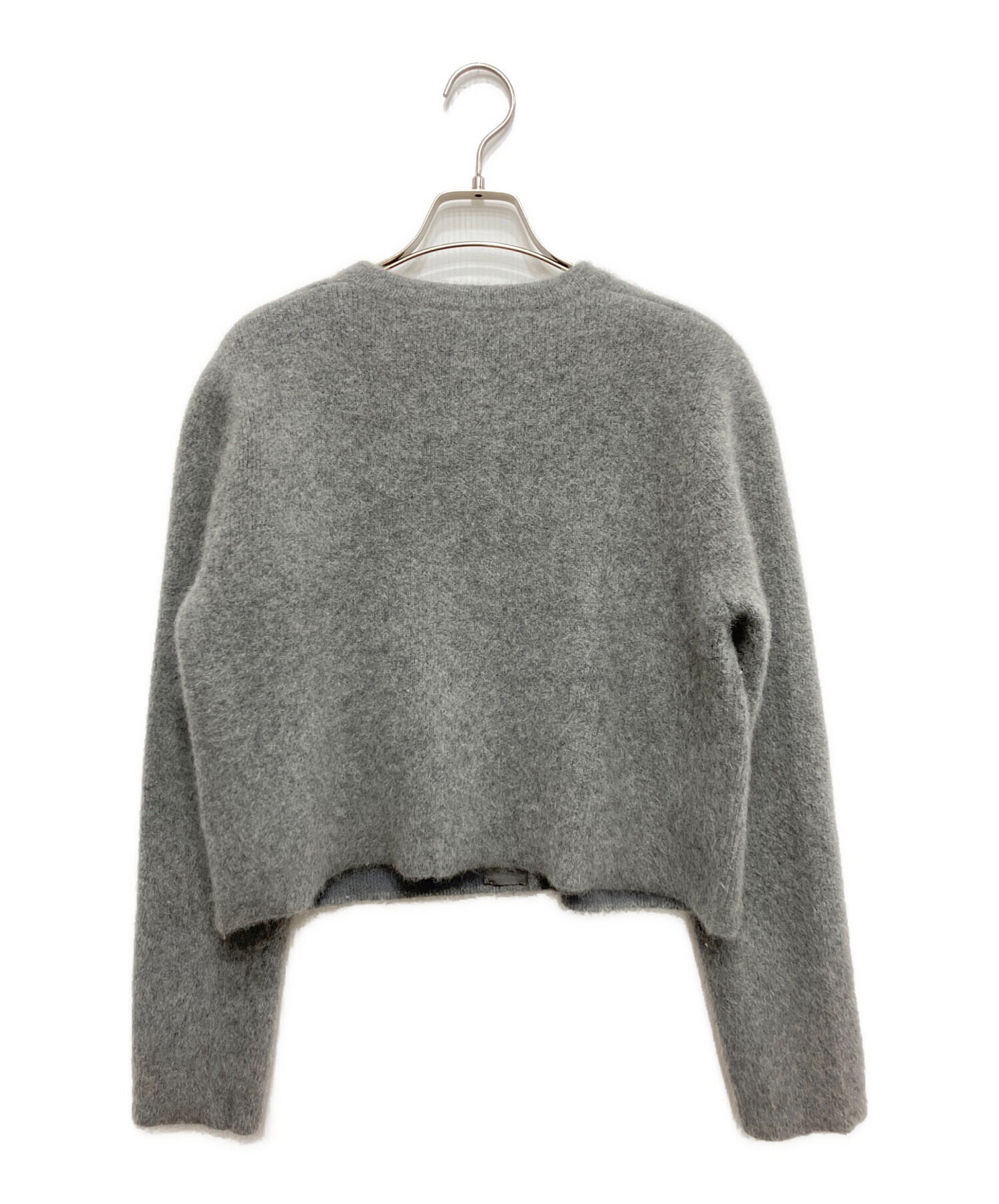 中古・古着通販】anuans (アニュアンス) ラクーンブレンドノーカラー