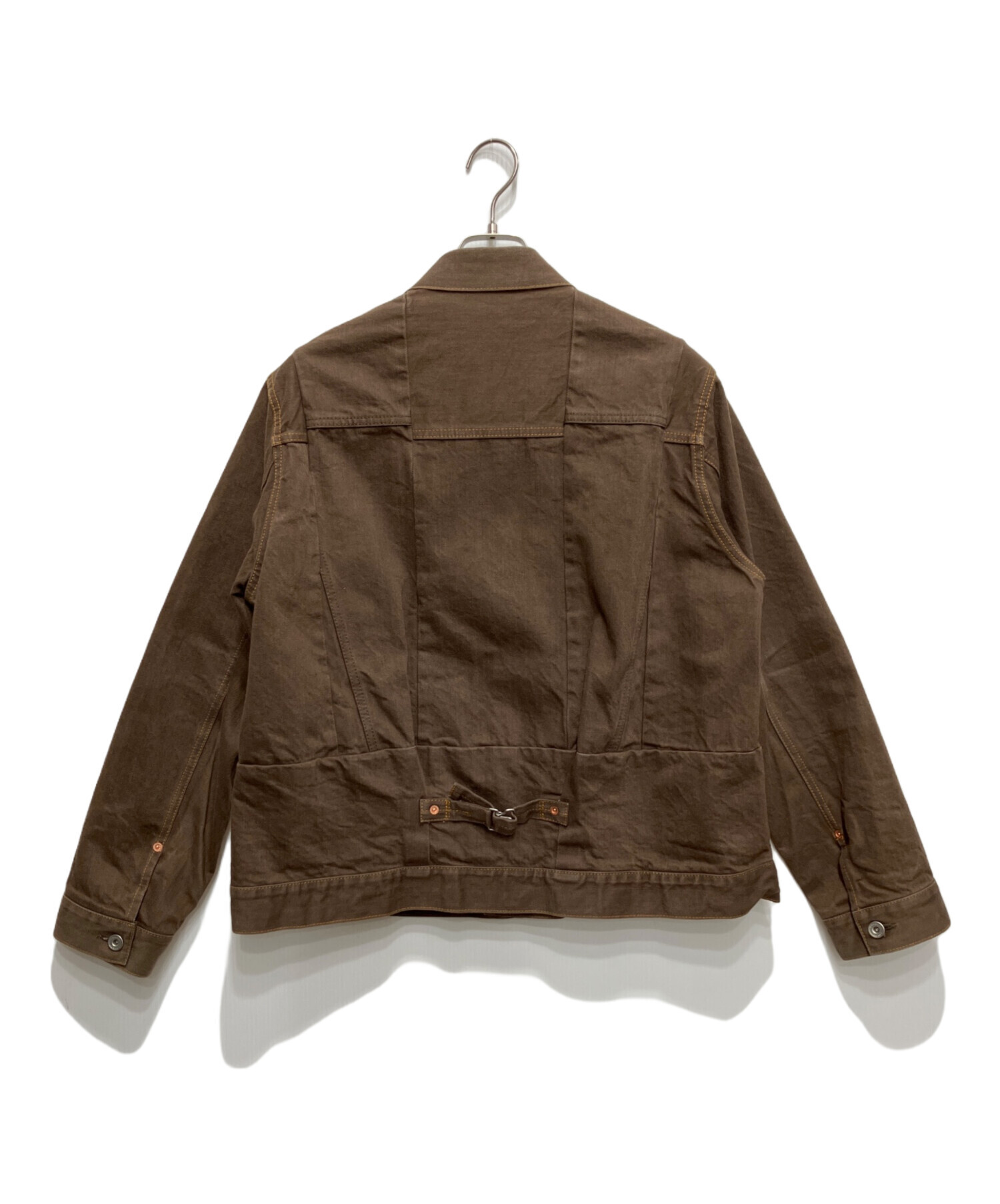 中古・古着通販】sacai (サカイ) Denim Jacket ブラウン サイズ:1