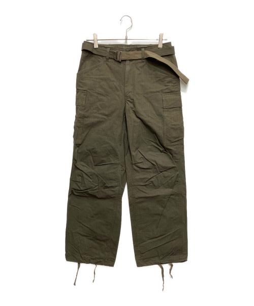 中古・古着通販】sacai (サカイ) Rip Stop Pants カーキ サイズ:1
