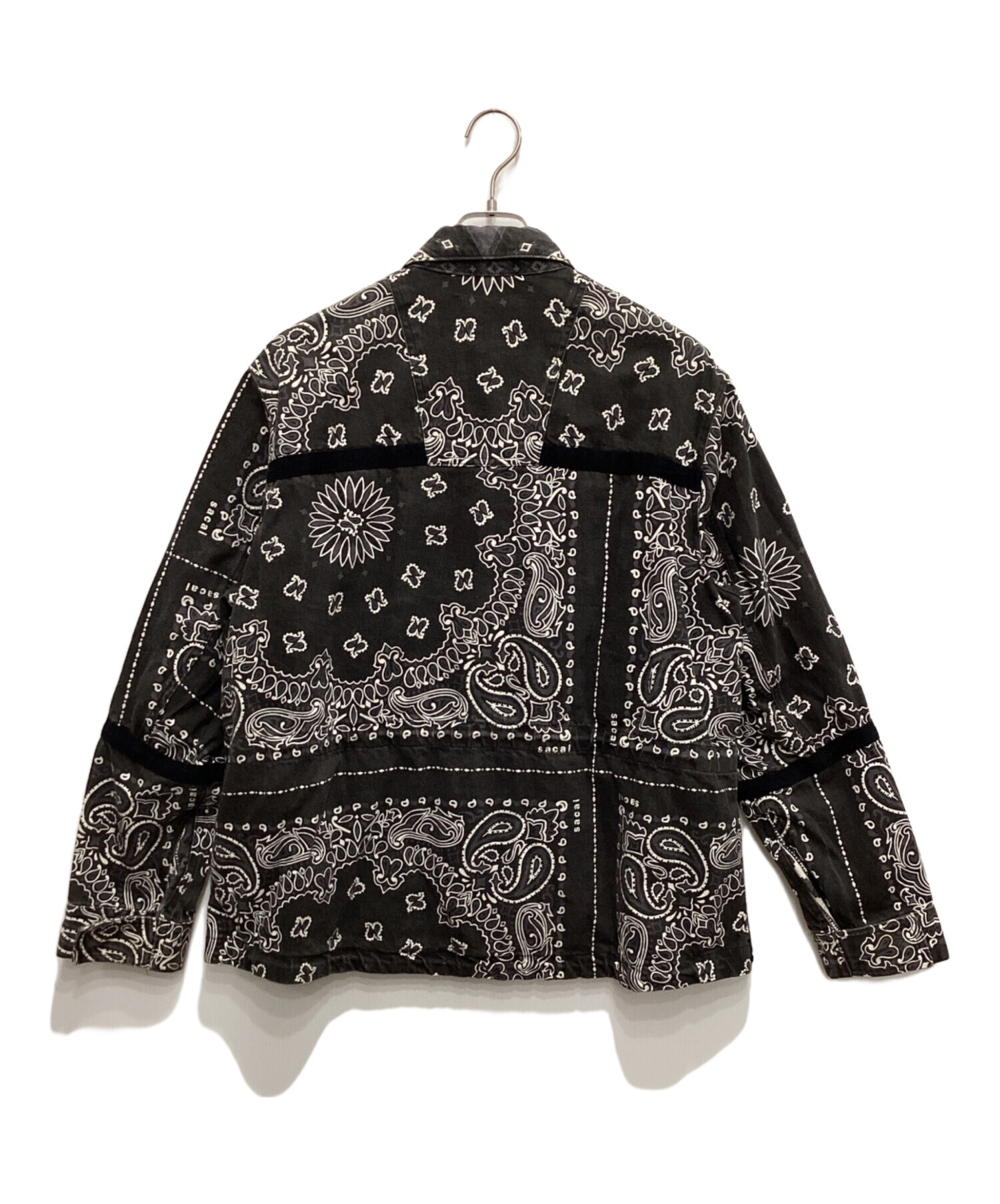 中古・古着通販】sacai (サカイ) 22SS Bandana Print Blouson グレー