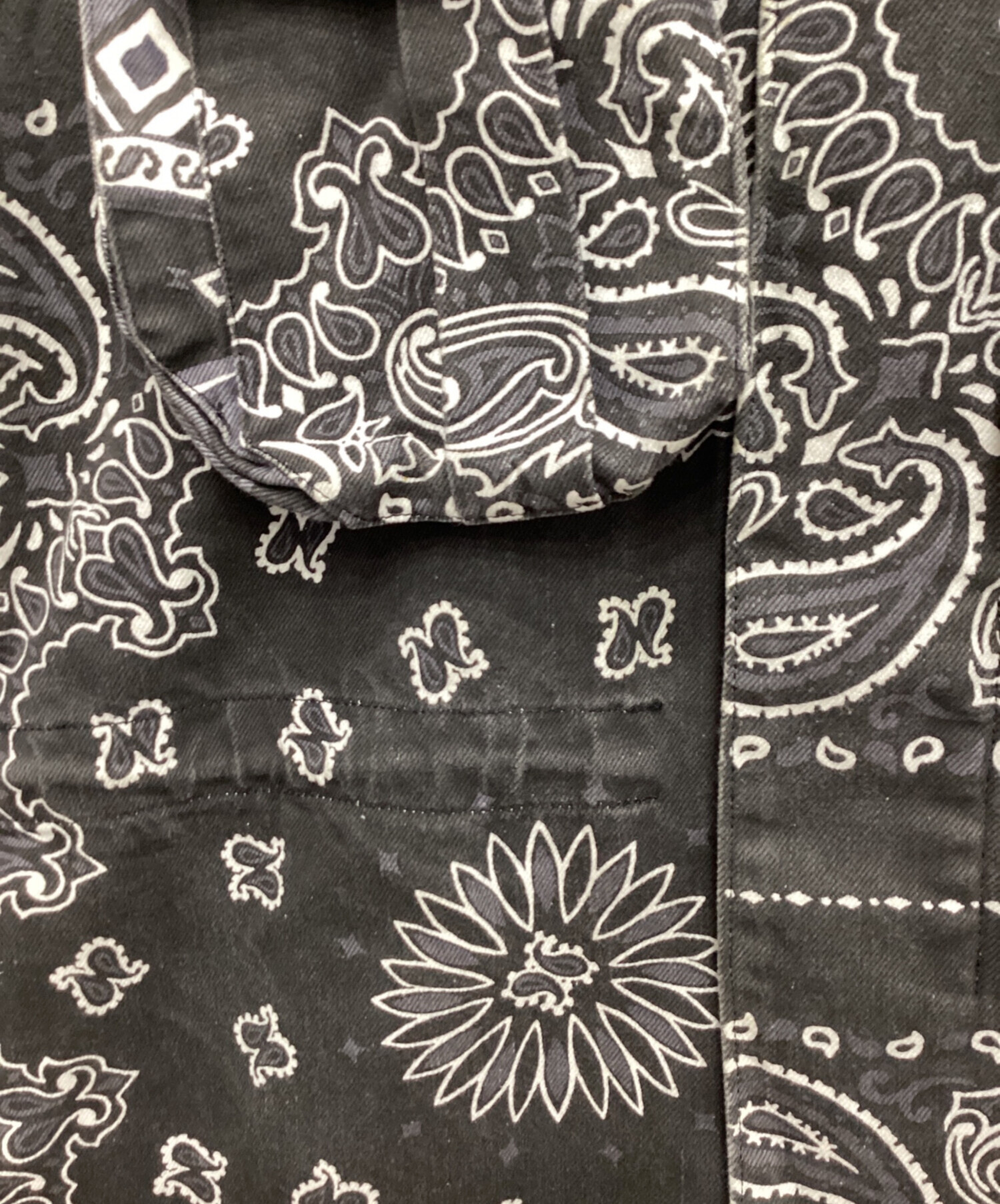 中古・古着通販】sacai (サカイ) 22SS Bandana Print Blouson グレー