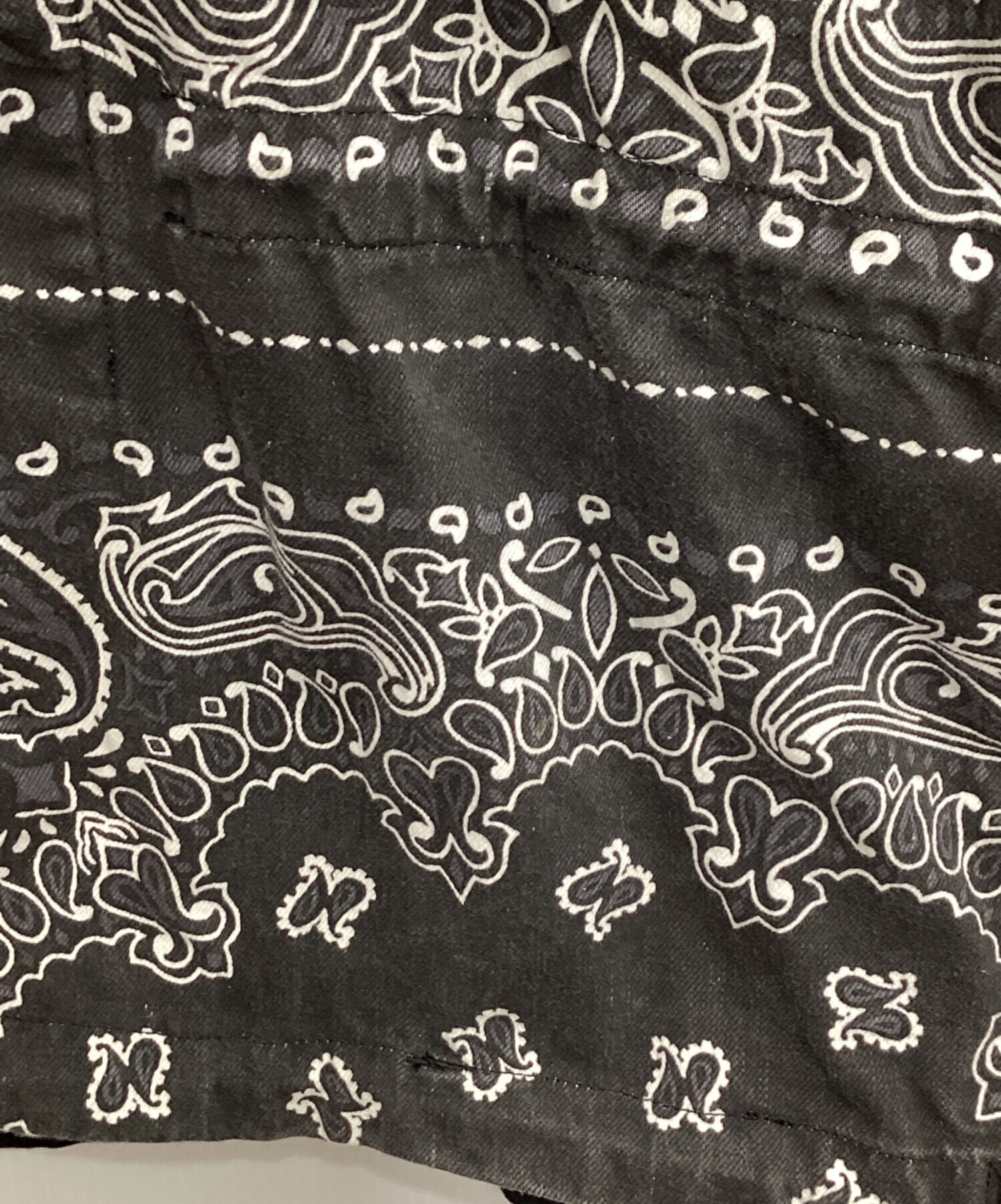 中古・古着通販】sacai (サカイ) 22SS Bandana Print Blouson グレー