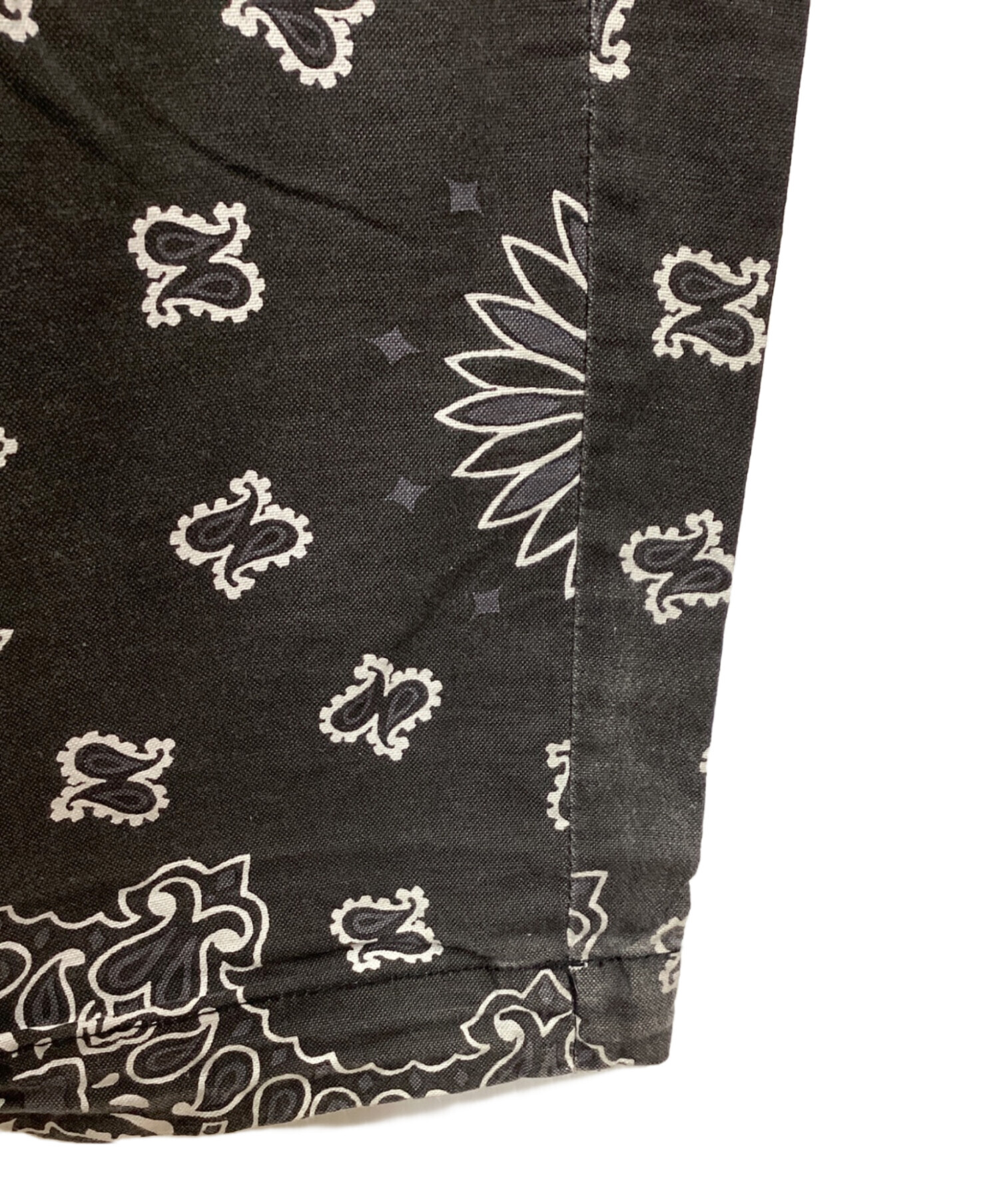 中古・古着通販】sacai (サカイ) Bandana Print Pants ブラック サイズ