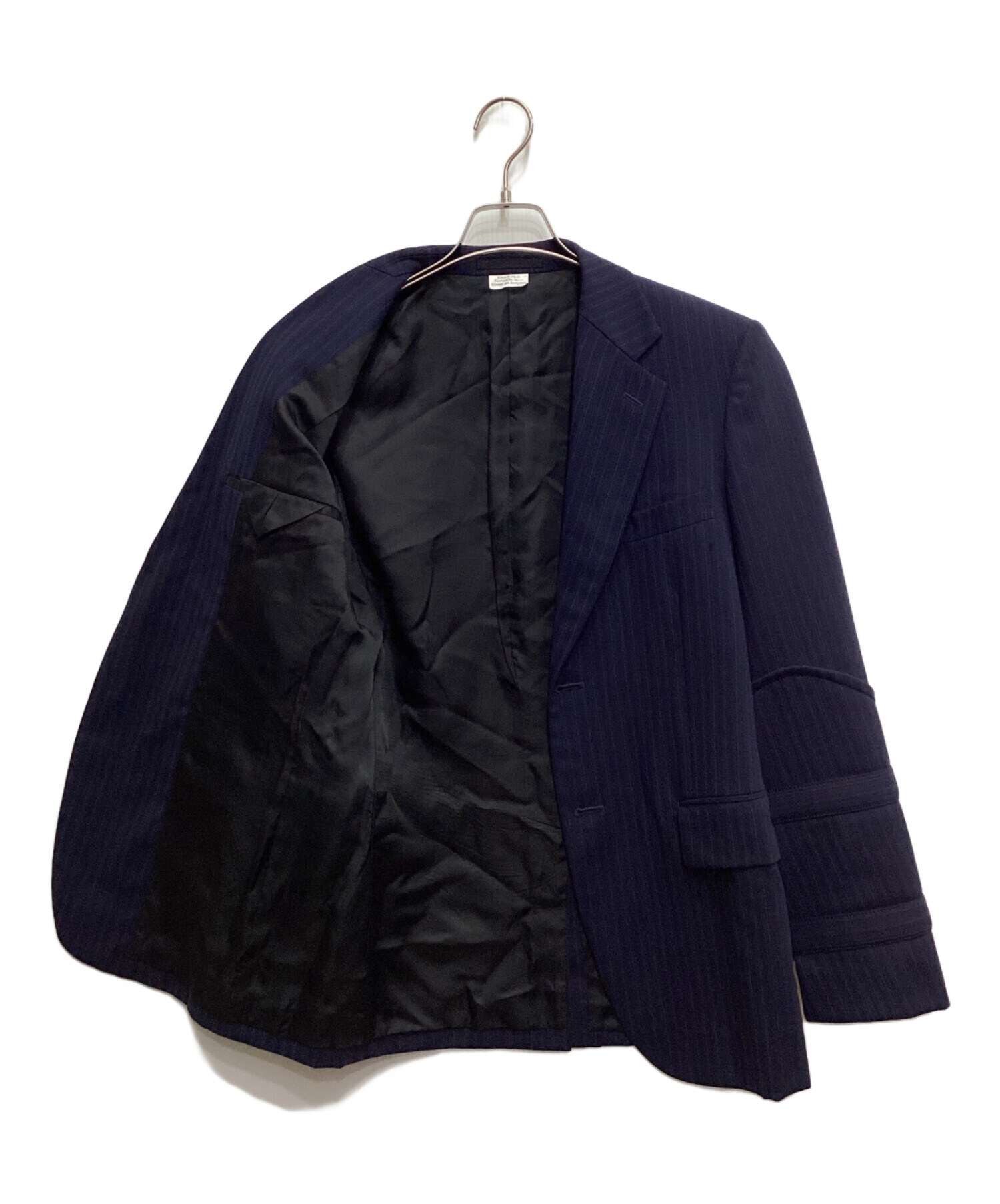 1990 初期田中オムCOMME des GARCONS HOMME 紺 スーツ COMME des GARCONS HOMME - コムデギャルソン COMME des GARCONS HOMME