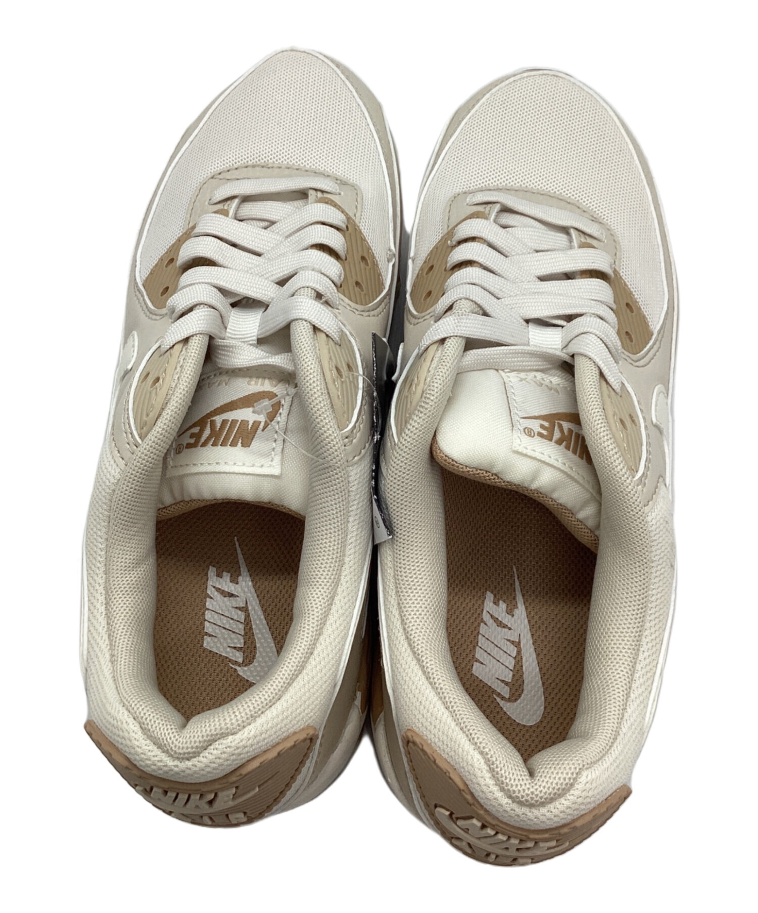中古・古着通販】NIKE (ナイキ) WMNS AIR MAX 90 ブラウン×ホワイト