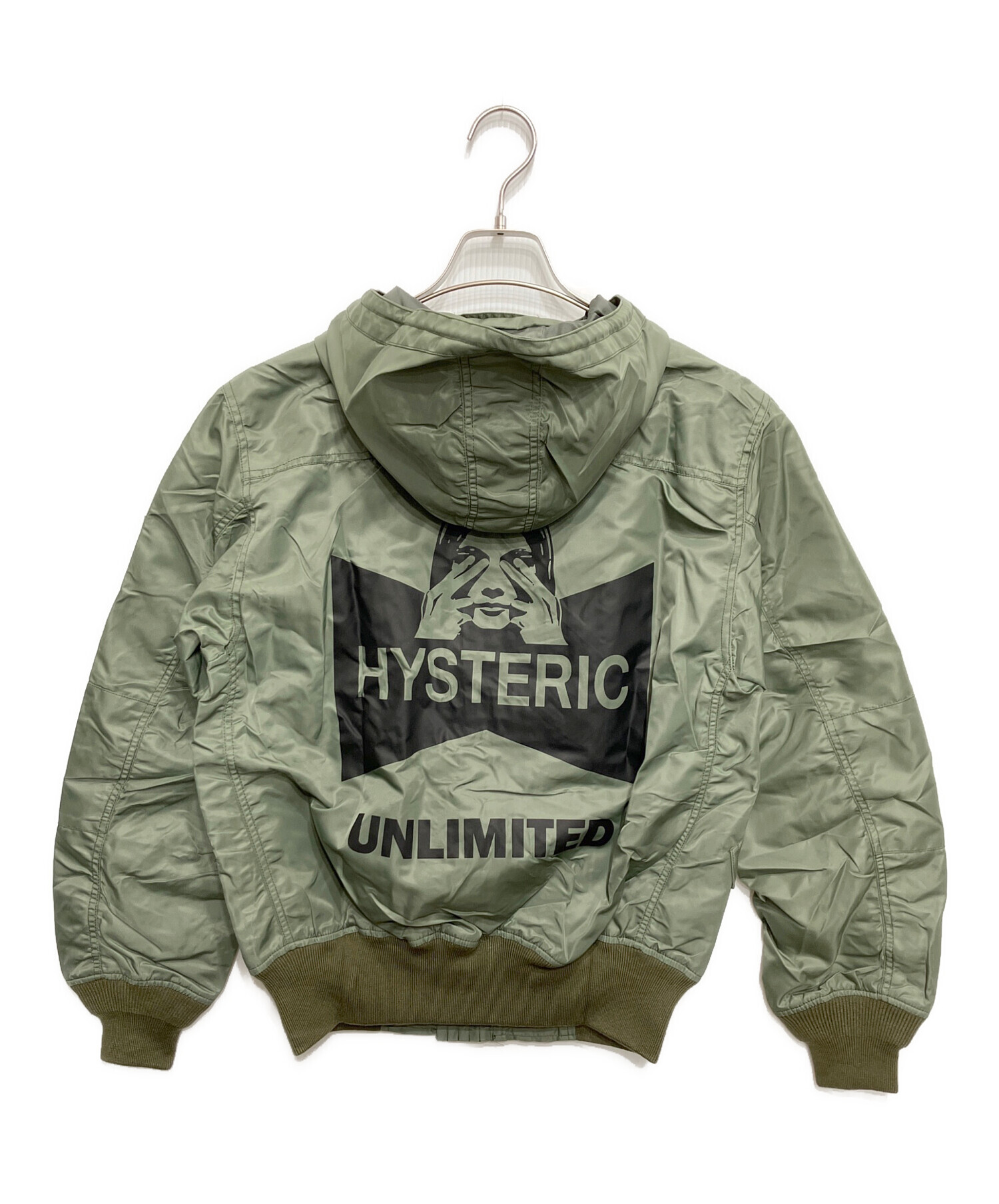 ヒステリックグラマー ミリタリージャケット フード付き フリーサイズ 美品 中古・古着通販】Hysteric Glamour (ヒステリックグラマー) EVIL
