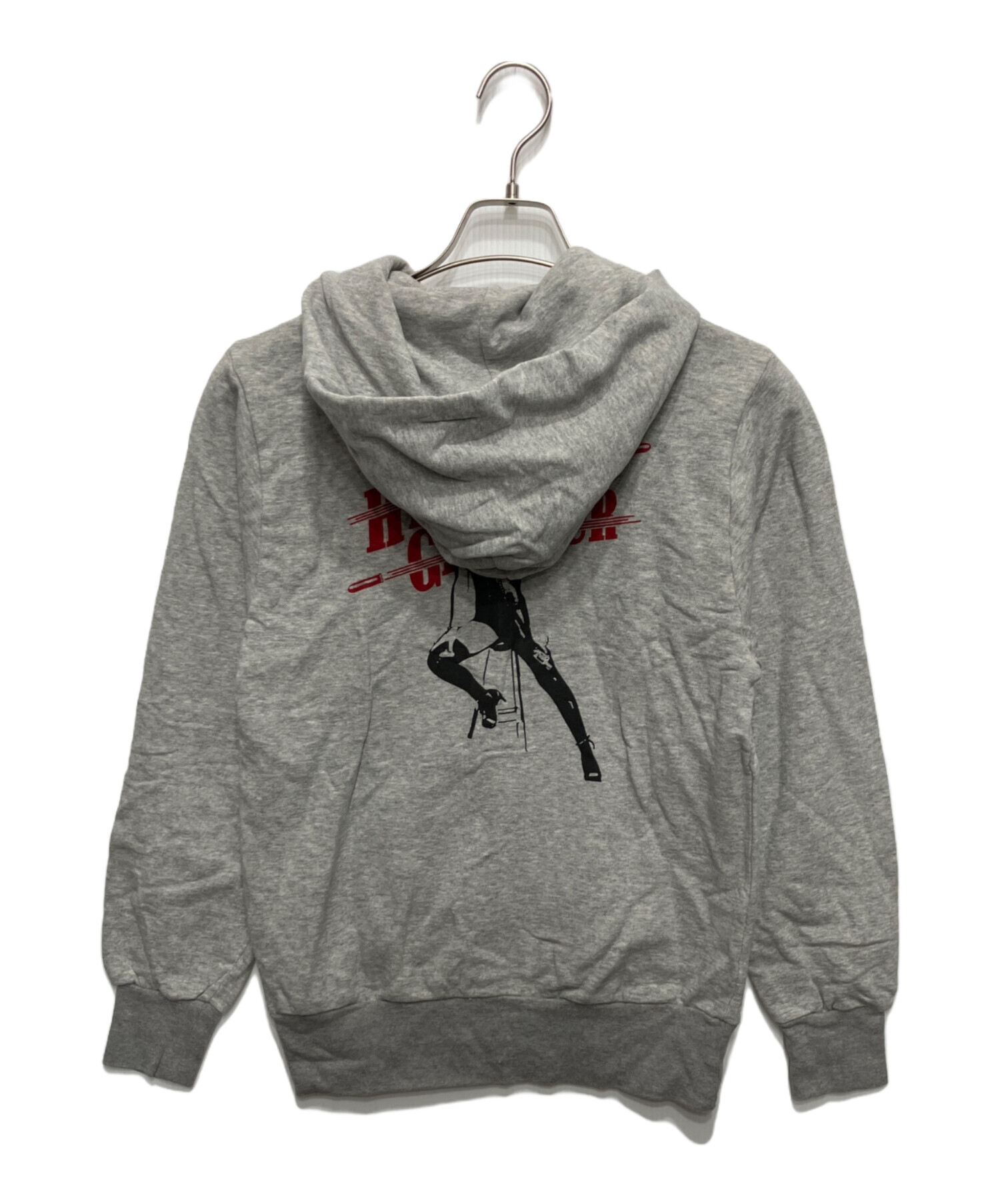 HYSTERIC GLAMOUR ジップアップパーカー グレー 中古・古着通販】Hysteric Glamour (ヒステリックグラマー) TEAM LOGO