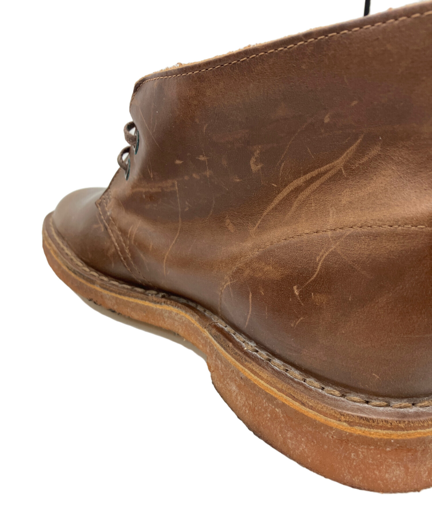 中古・古着通販】CLARKS (クラークス) デザートブーツ ブラウン サイズ