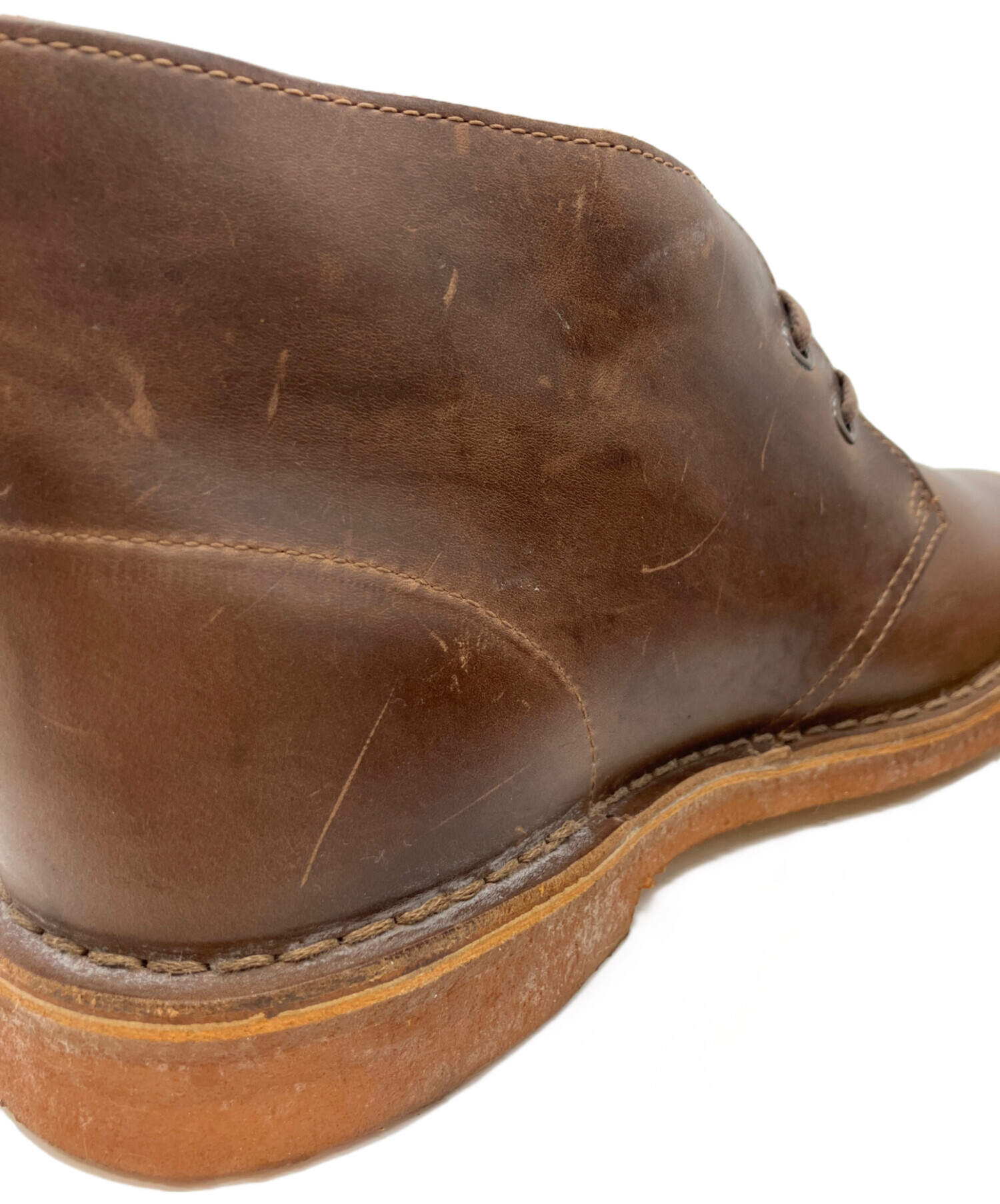 中古・古着通販】CLARKS (クラークス) デザートブーツ ブラウン サイズ