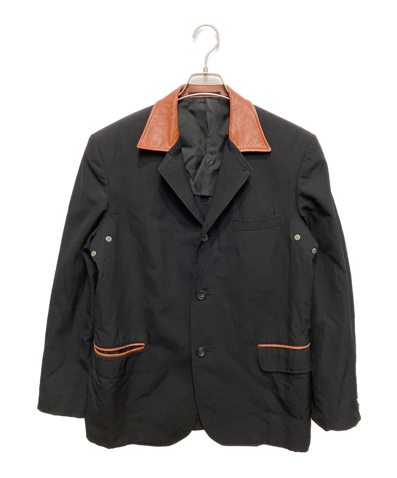 y’s様ご予約済 中古・古着通販】Y's for men (ワイズフォーメン) 襟レザー3B