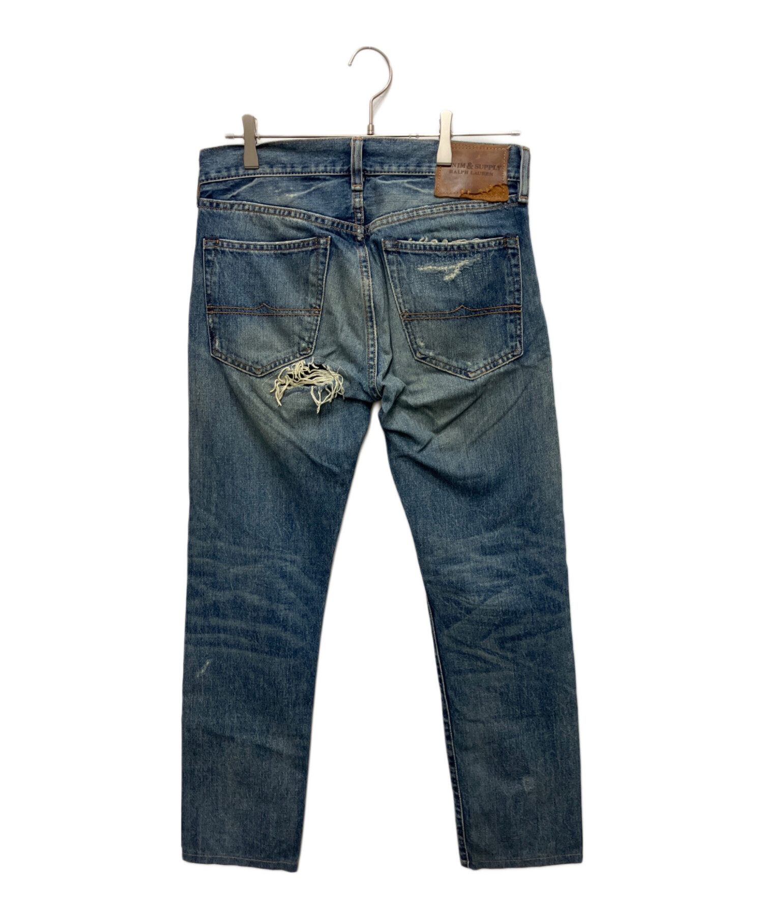 ラルフローレン デニム＆サプライ ダメージ加工 デニムパンツ W32 中古