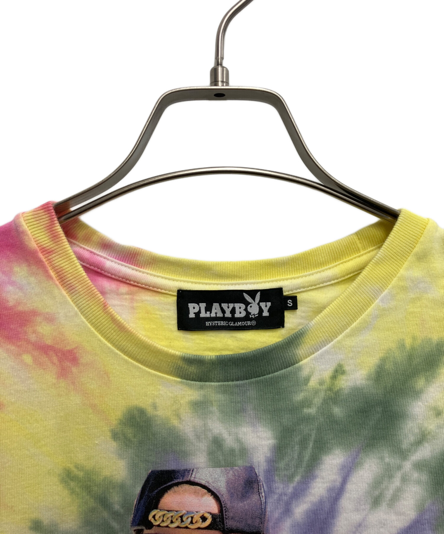 PLAYBOY HYSTERIC Tシャツ イエロー ヒステリックグラマー × PLAYBOY テレフォンガール 半袖Tシャツ - メルカリ