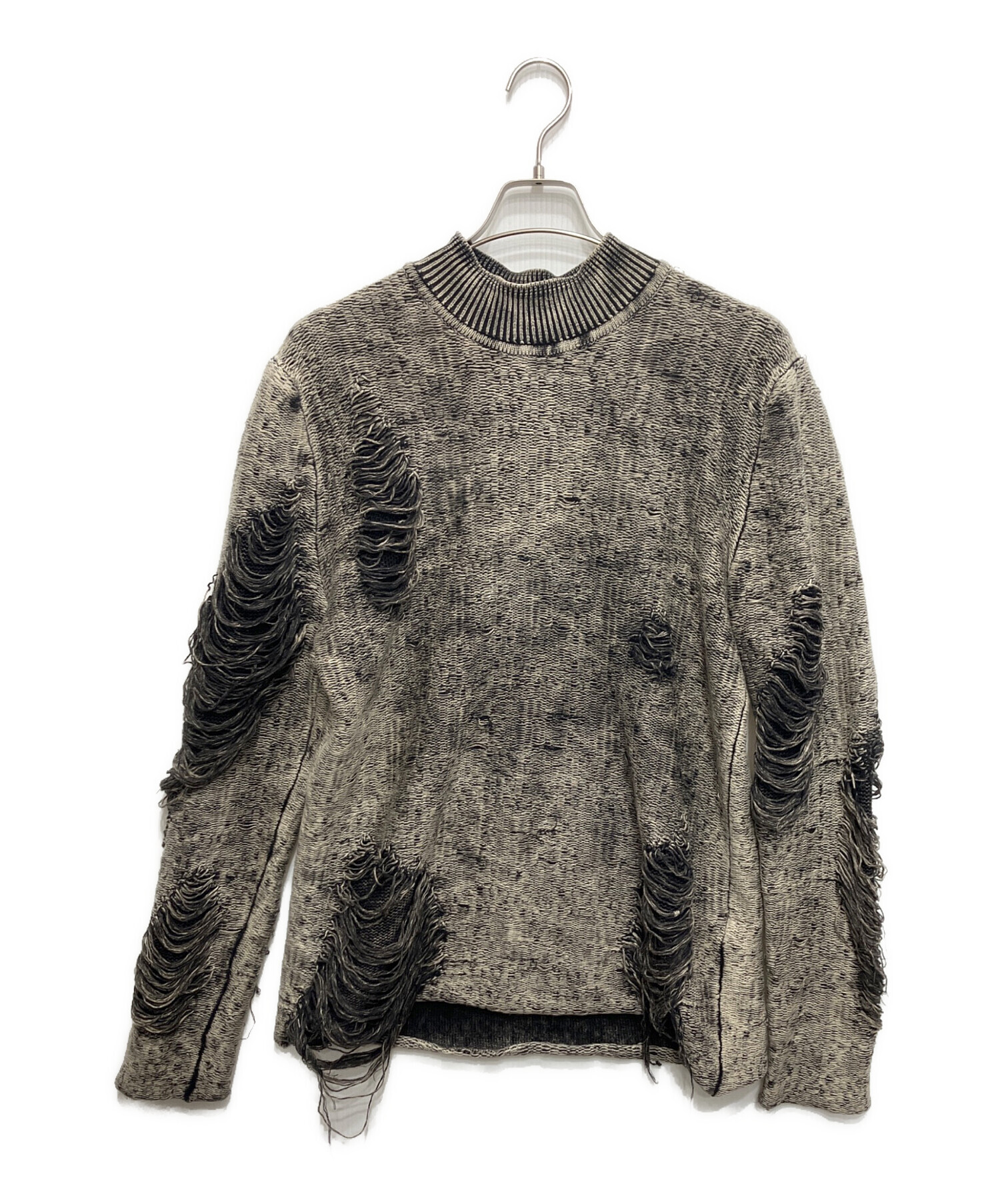 中古・古着通販】DIESEL (ディーゼル) K-FJORDI ダメージ加工ニット 