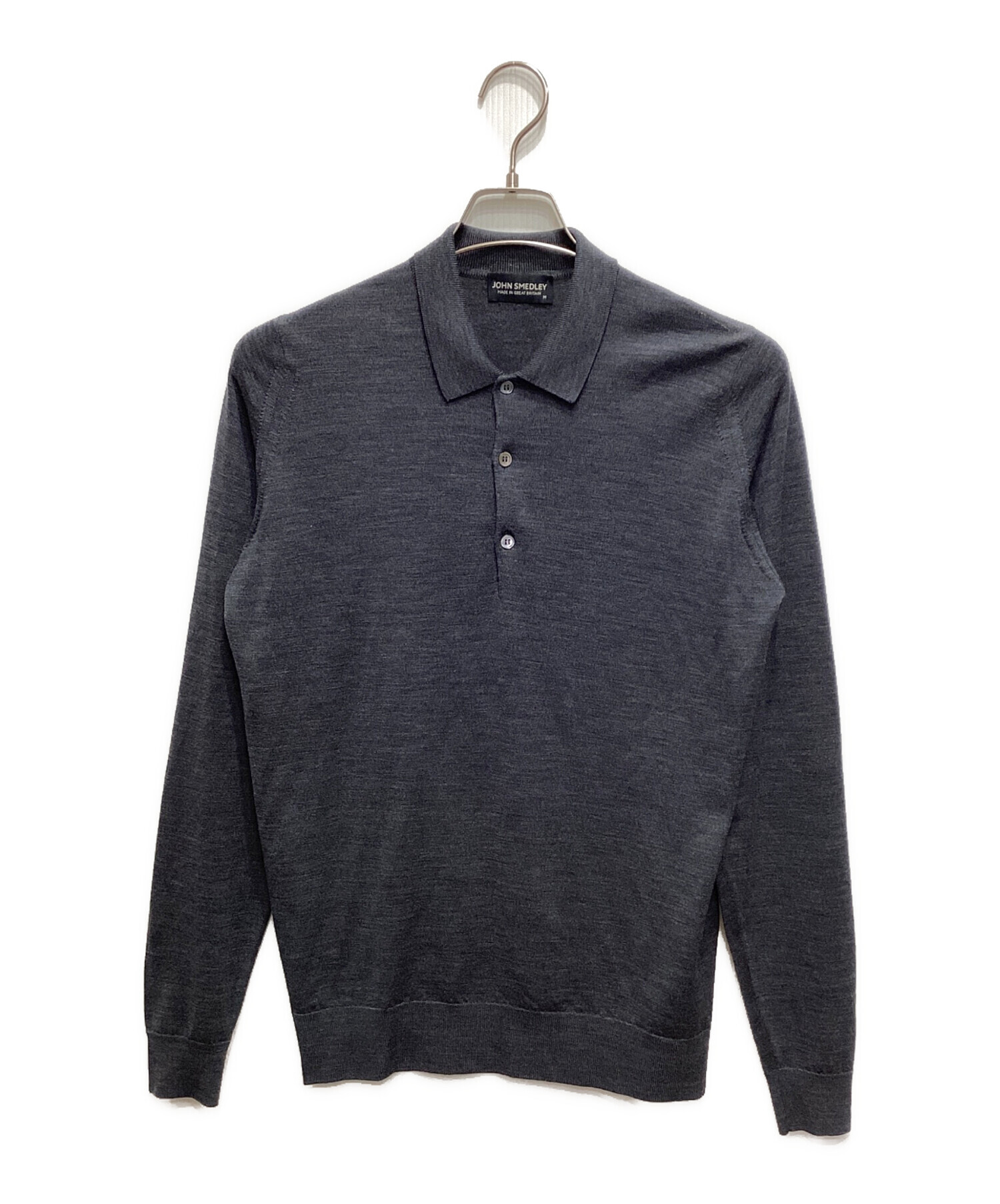 美品　ジョンスメドレー　メリノウール　ニットポロ　M 中古・古着通販】JOHN SMEDLEY (ジョンスメドレー) メリノウールニット