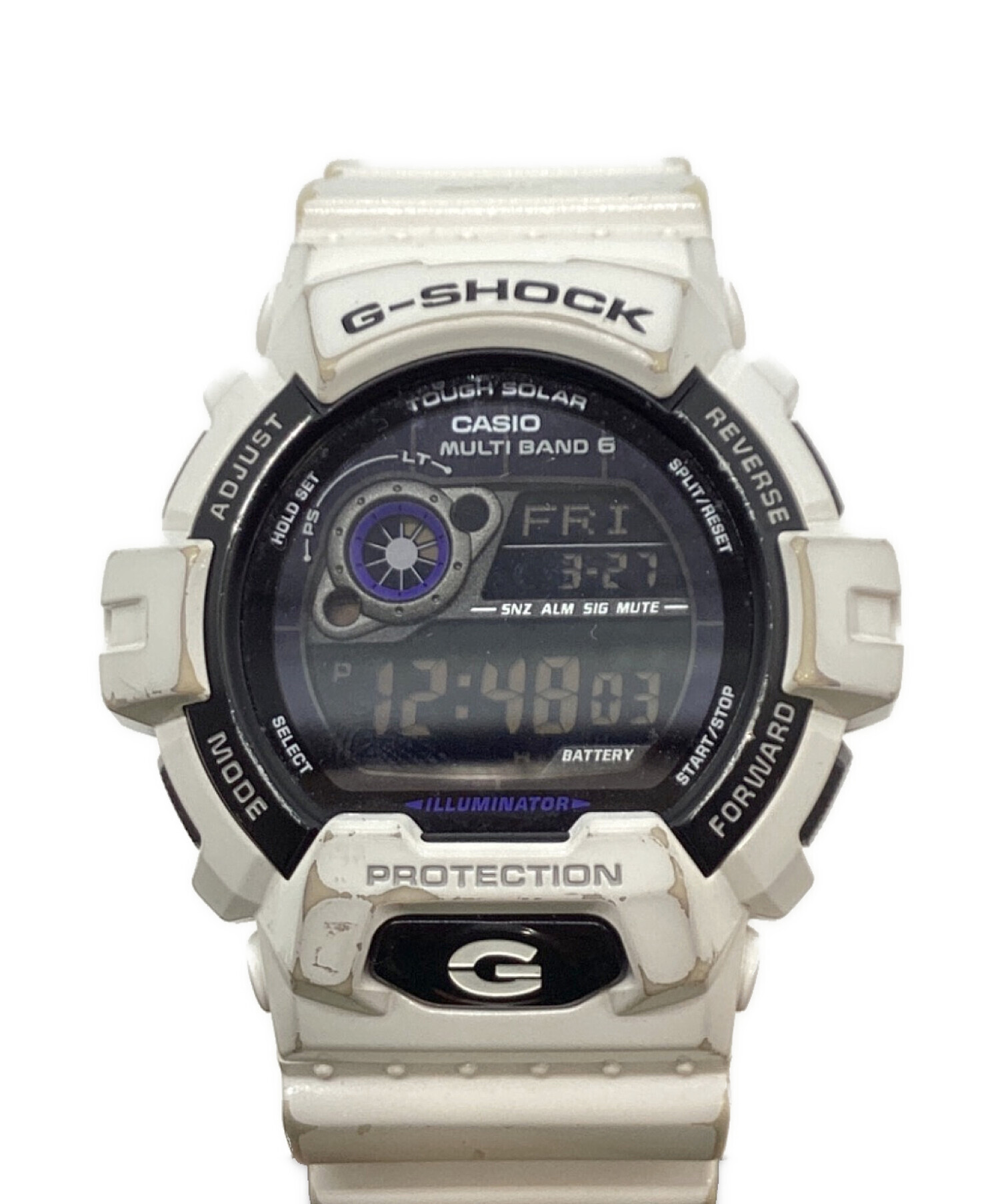 中古・古着通販】CASIO (カシオ) デジタルウォッチ ホワイト｜ブランド 