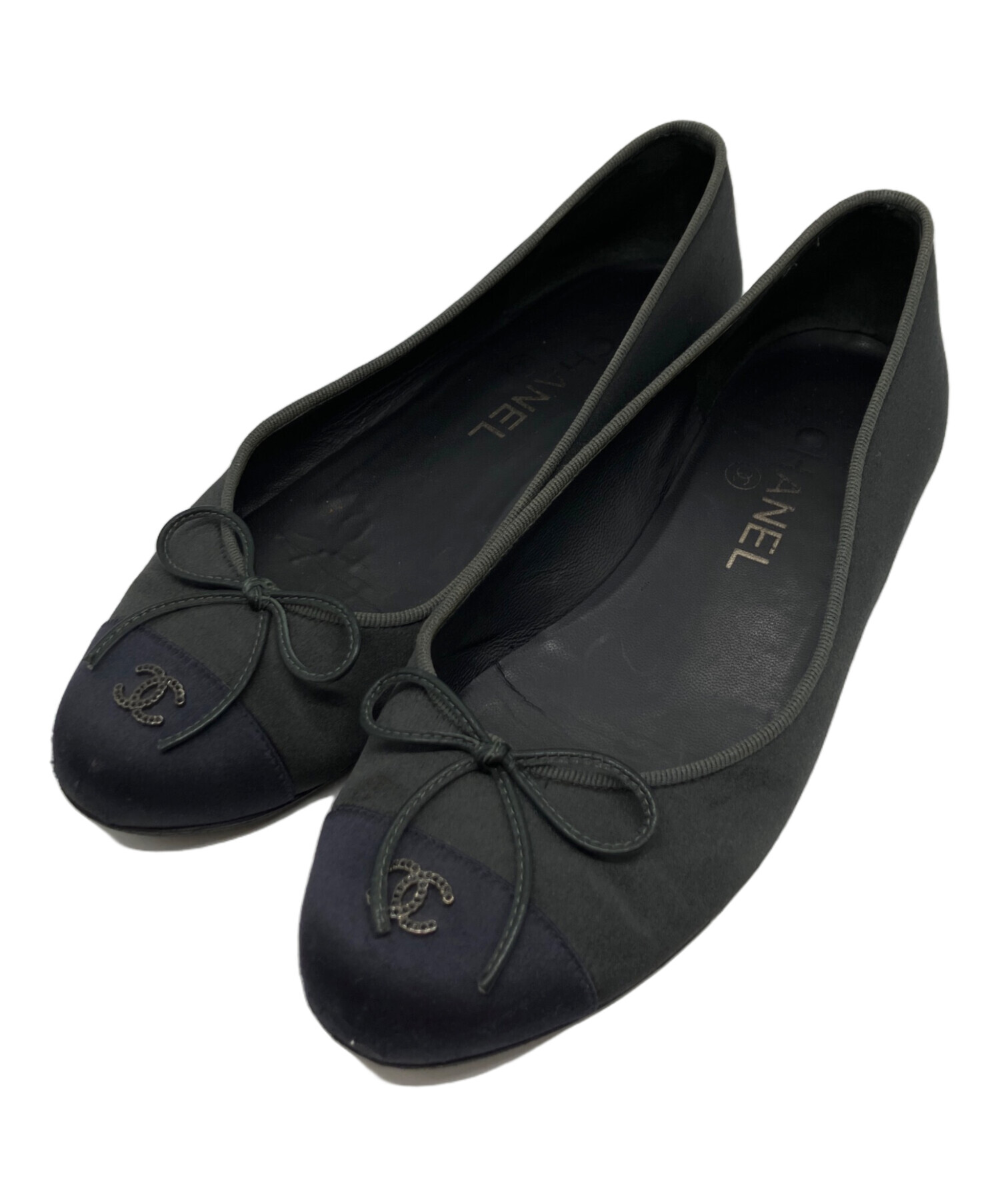 中古・古着通販】CHANEL (シャネル) バレリーナフラットパンプス