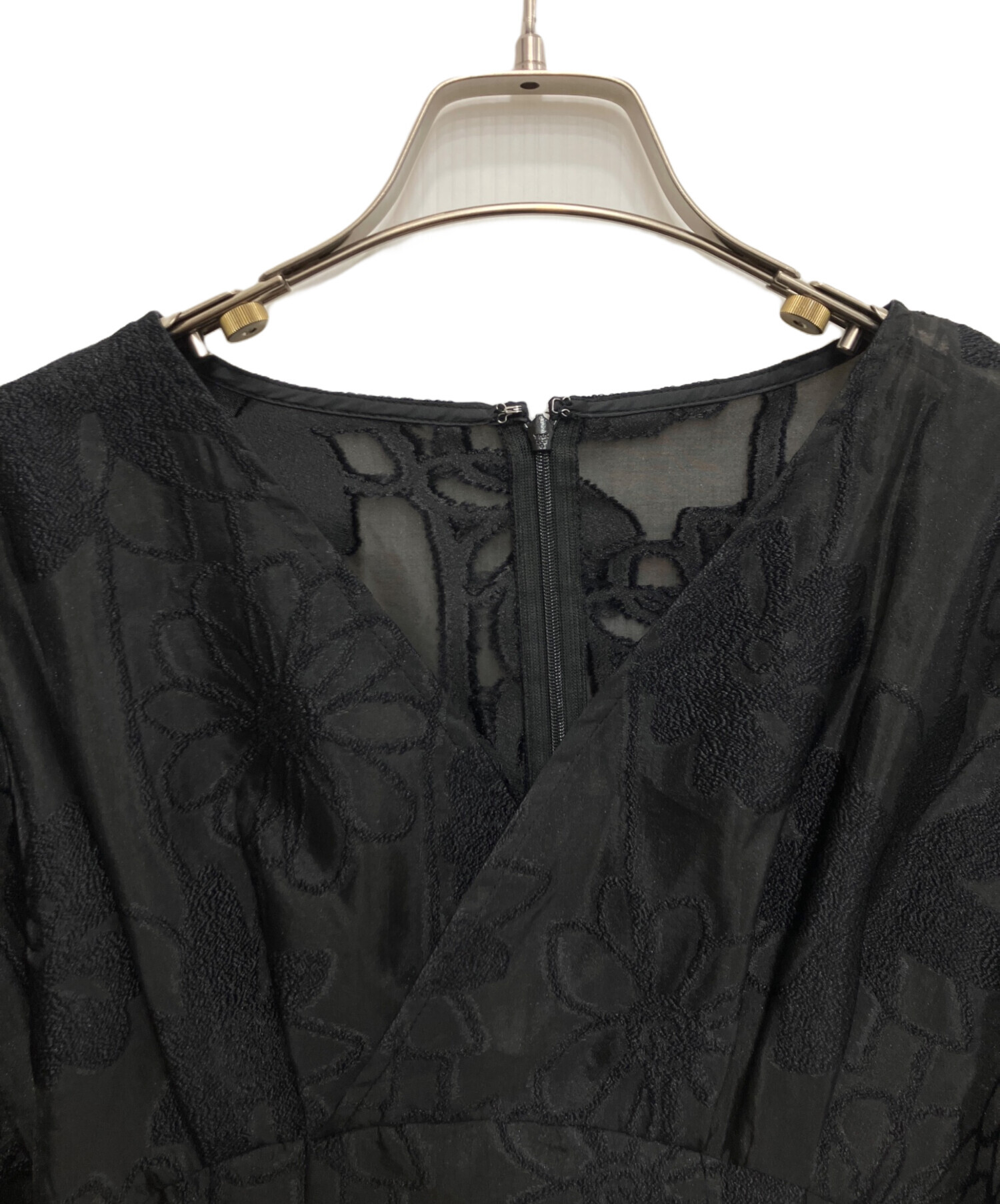 中古・古着通販】acka (エーシーケーエー) jacquard mini dress 