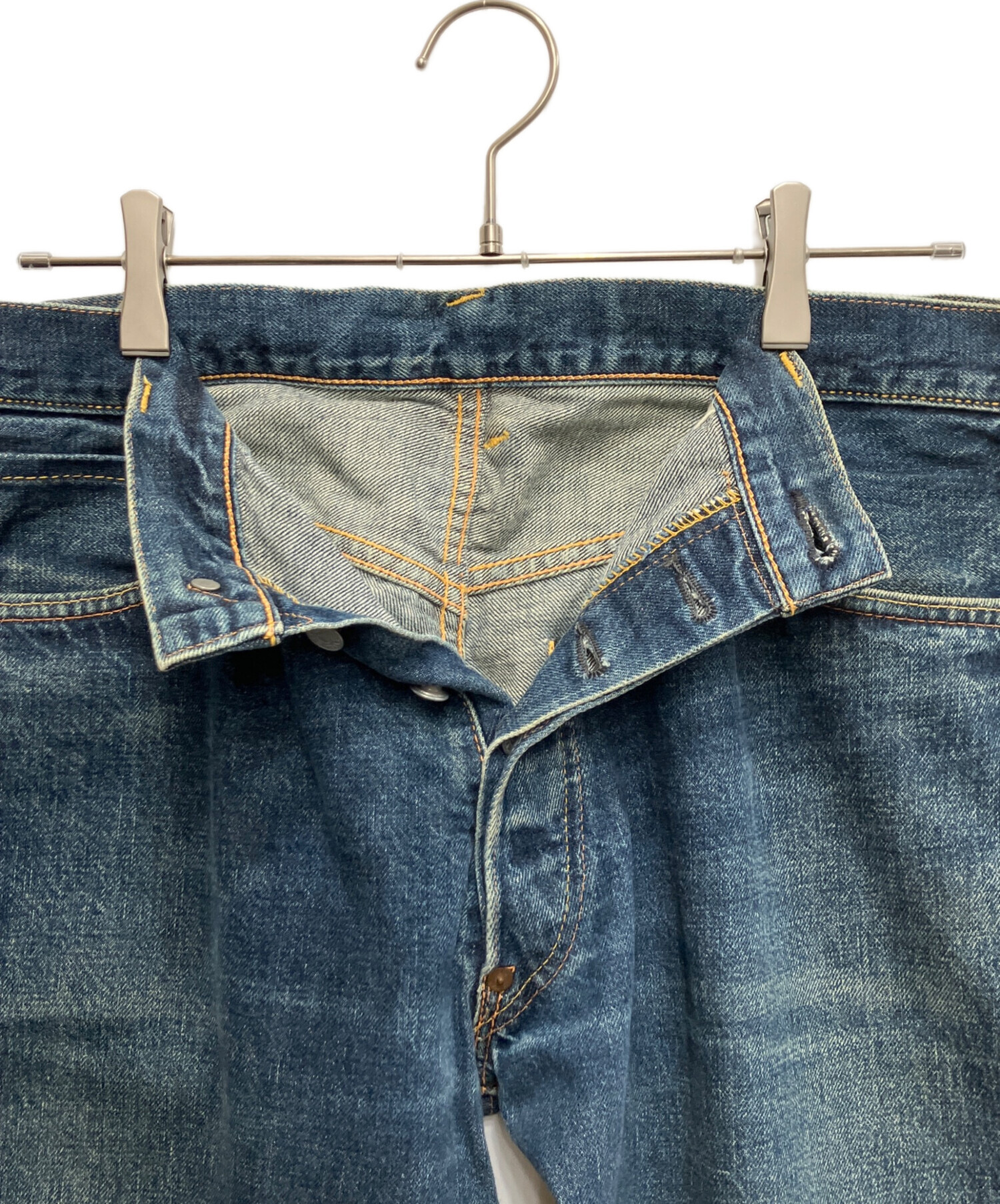 EVISU デニムパンツ 32x32 カモメペイント 中古・古着通販】EVISU (エヴィス) カモメペイントデニムパンツ