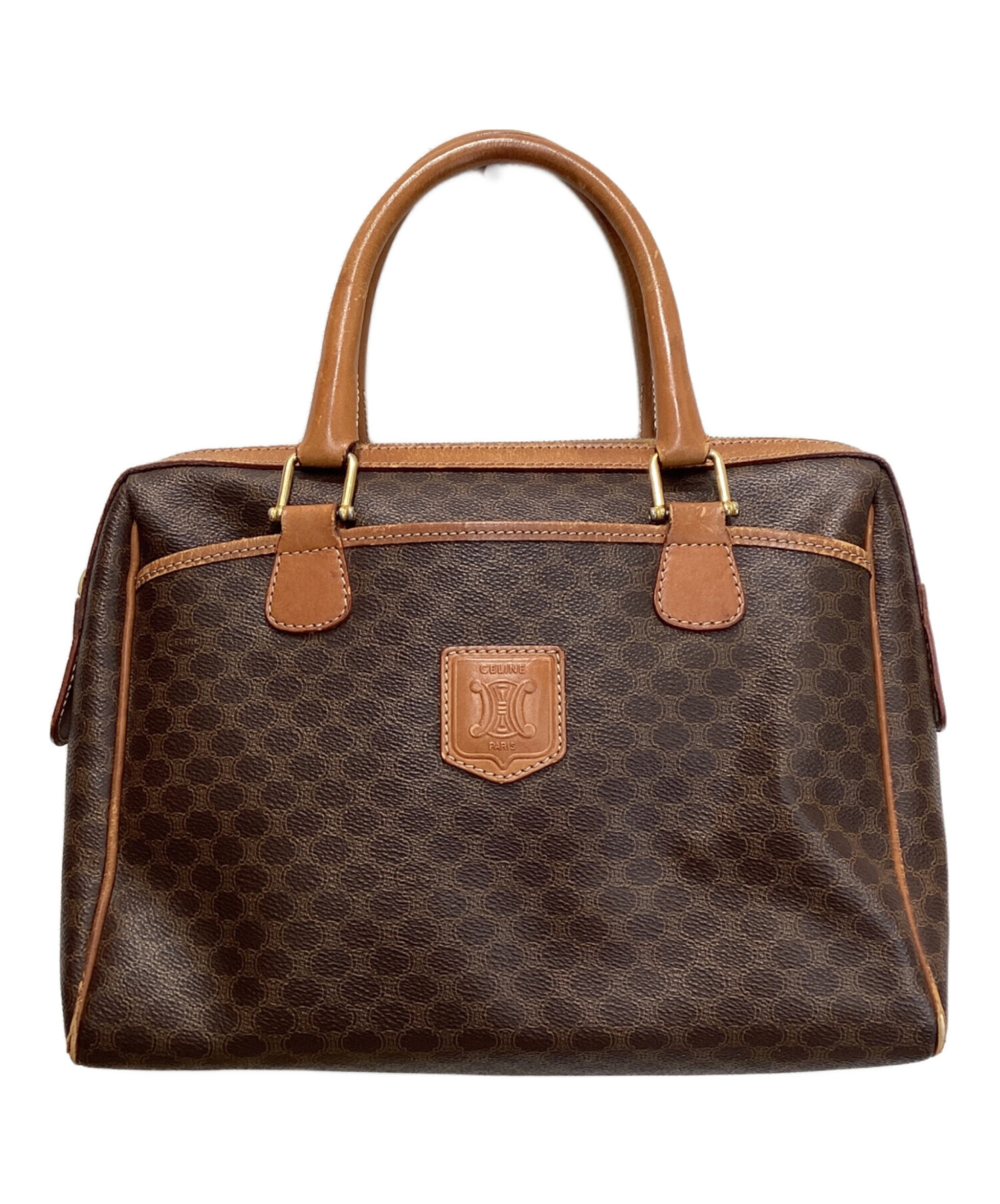 中古・古着通販】CELINE (セリーヌ) マカダムミニボストンバッグ 