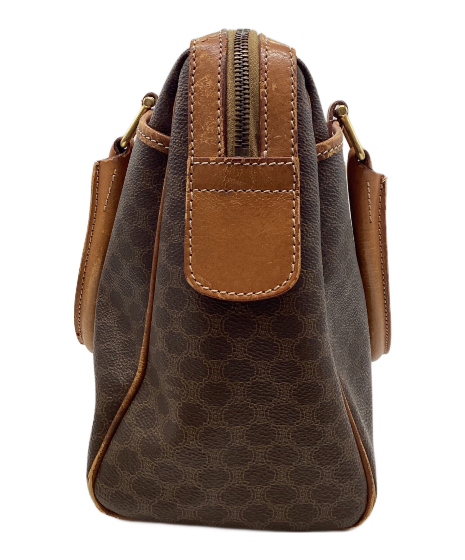中古・古着通販】CELINE (セリーヌ) マカダムミニボストンバッグ 