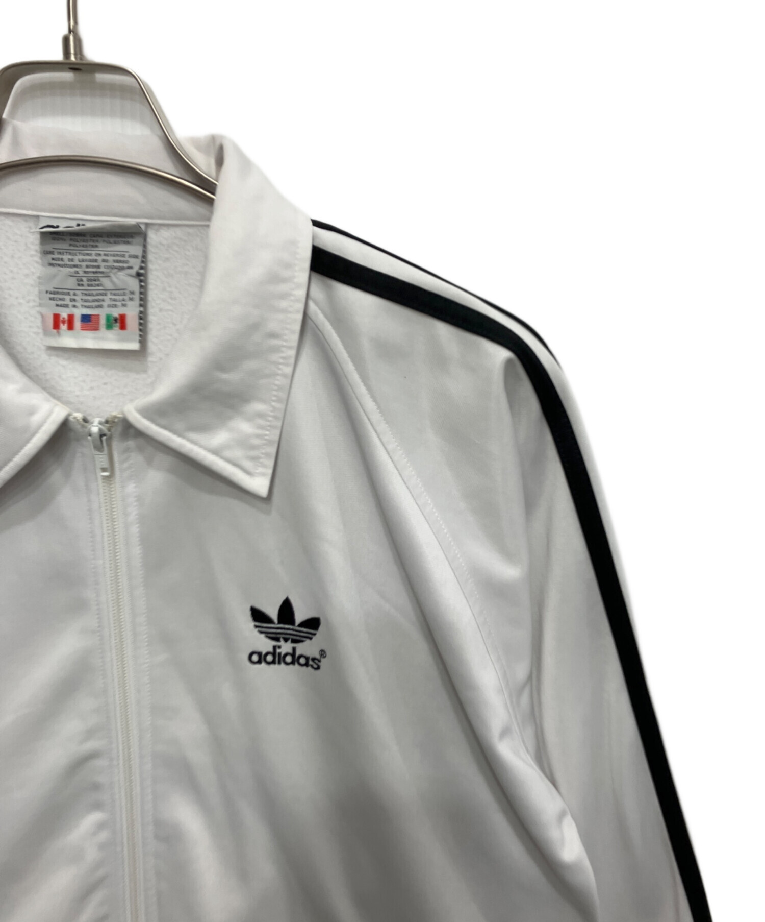 中古・古着通販】adidas (アディダス) トラックジャケット ホワイト