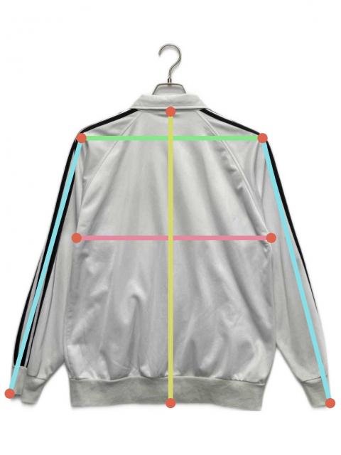 中古・古着通販】adidas (アディダス) トラックジャケット ホワイト