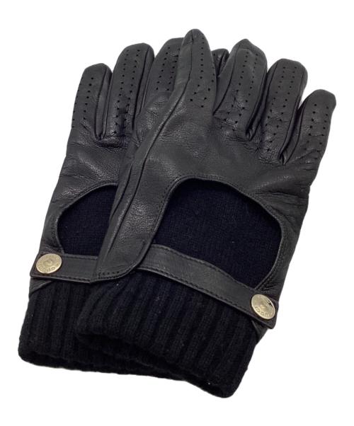 中古・古着通販】GUCCI (グッチ) レザーグローブ ブラック｜ブランド
