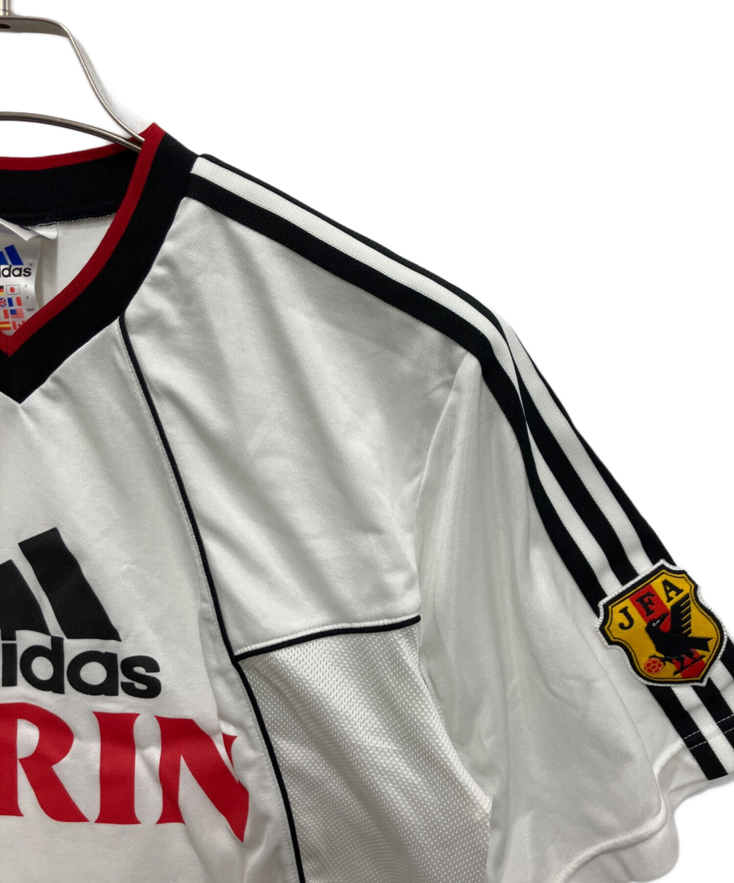 中古・古着通販】adidas (アディダス) ゲームシャツ ホワイト サイズ:M