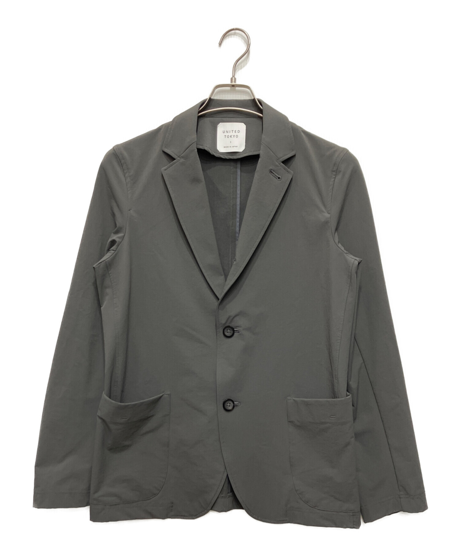 再値下げ！美品！UNITED TOKYO GRY バックデザイン　ジャケット 中古・古着通販】UNITED TOKYO (ユナイテッドトーキョー) ナイロン