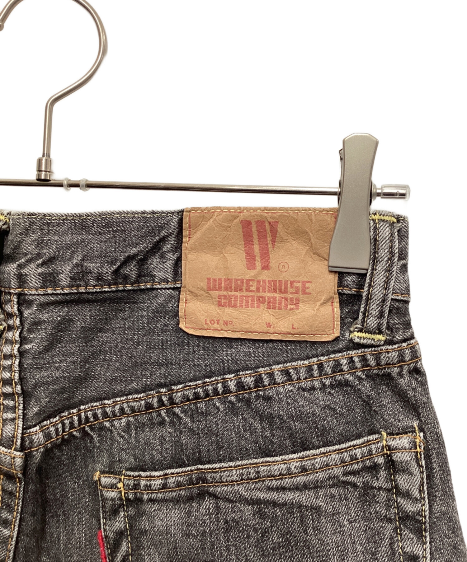 中古・古着通販】WAREHOUSE (ウエアハウス) デニムパンツ グレー