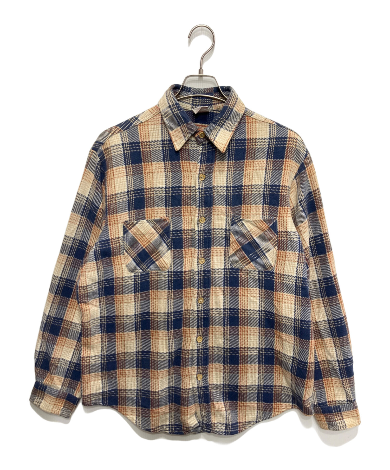 中古・古着通販】big mac (ビッグマック) ヘビーネルシャツ ブルー