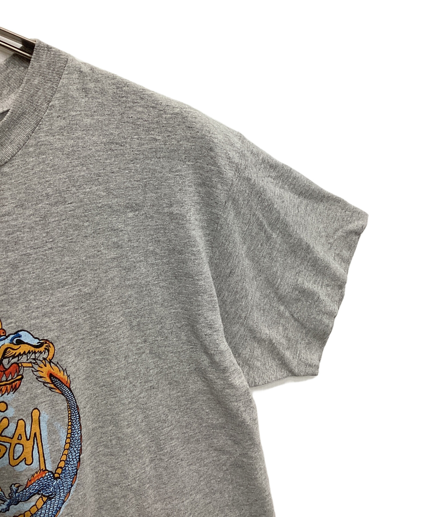 中古・古着通販】stussy (ステューシー) 90'sドラゴンプリントTシャツ