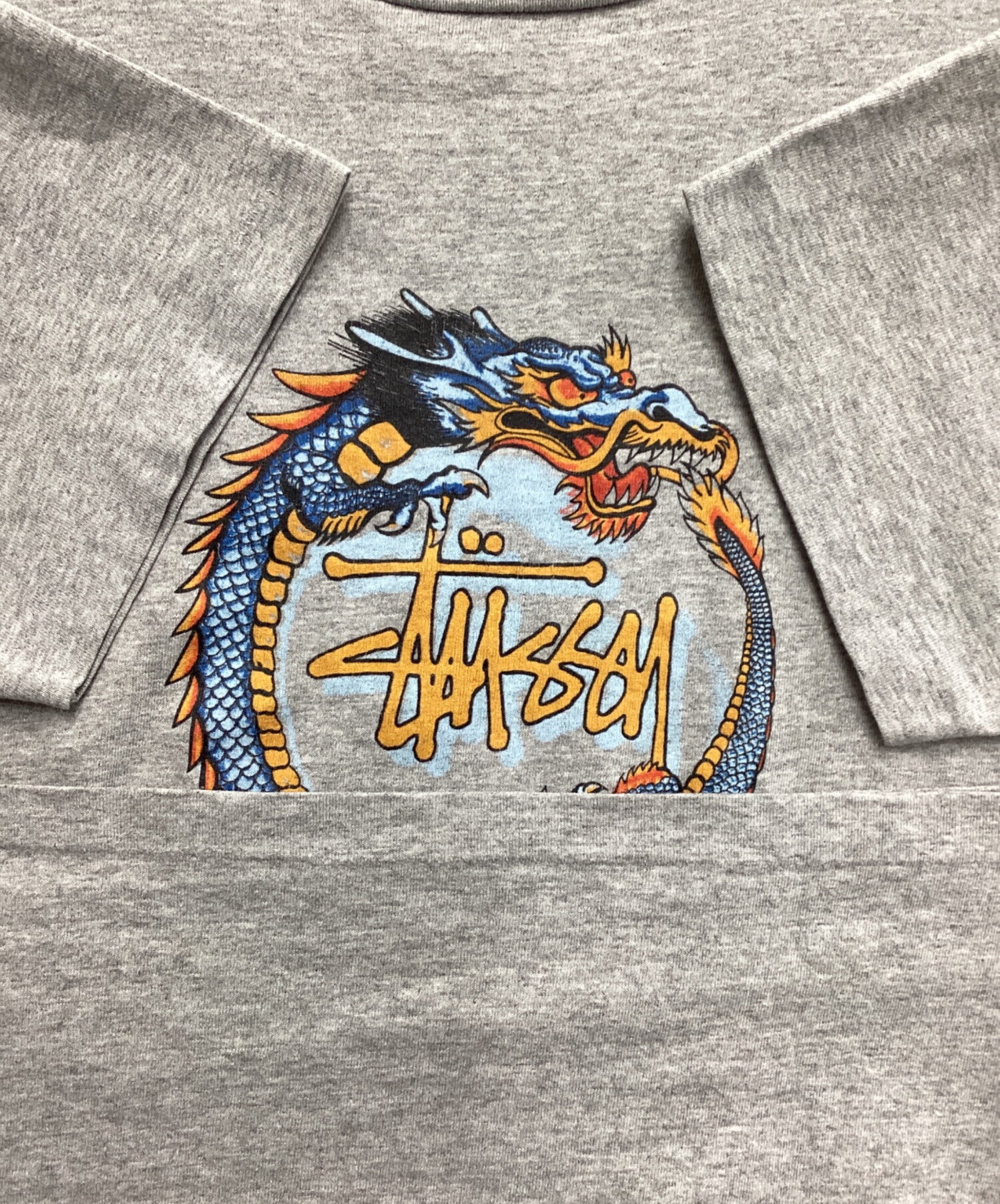 中古・古着通販】stussy (ステューシー) 90'sドラゴンプリントTシャツ