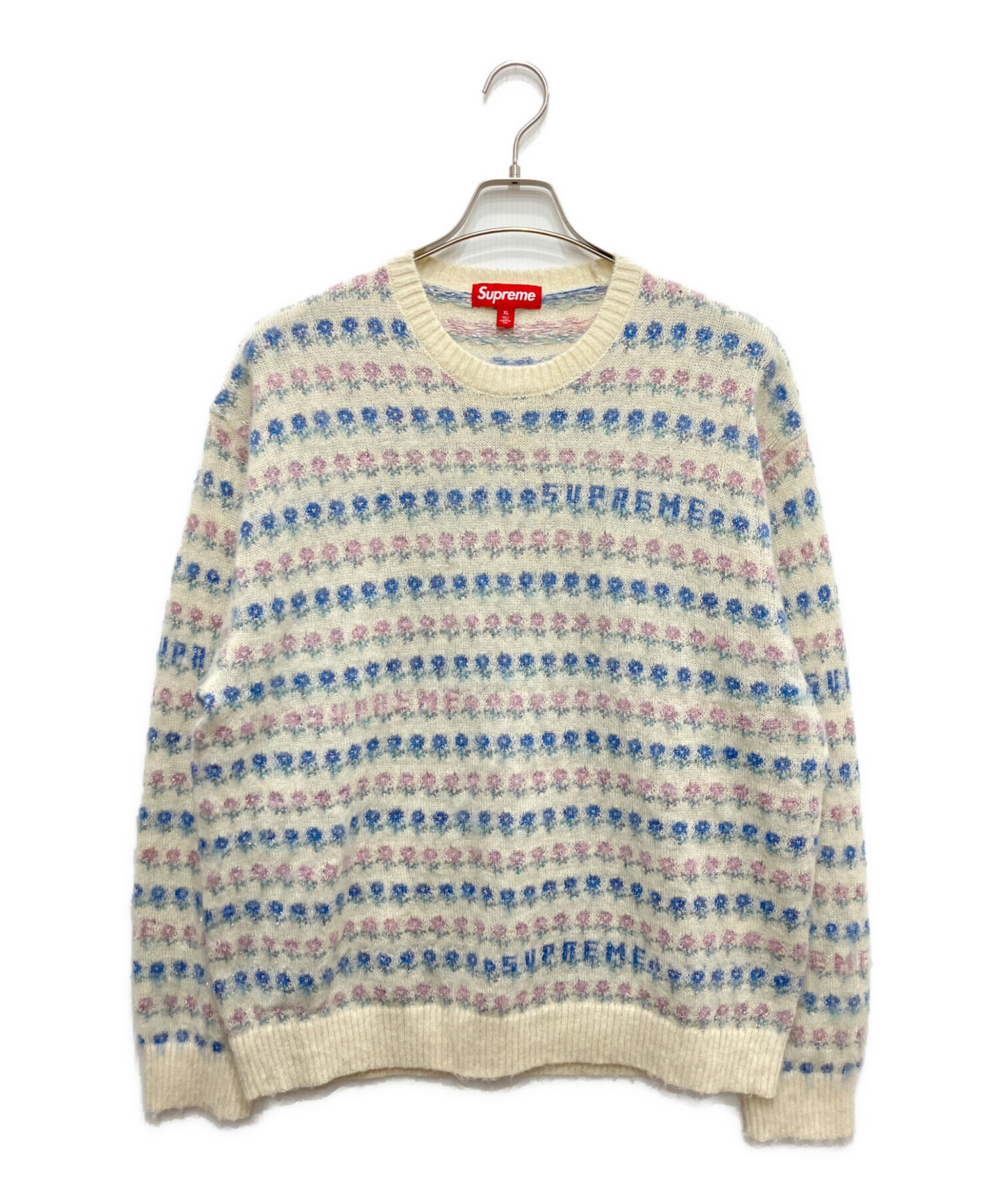 中古・古着通販】SUPREME (シュプリーム) Flowers Metallic Sweater 